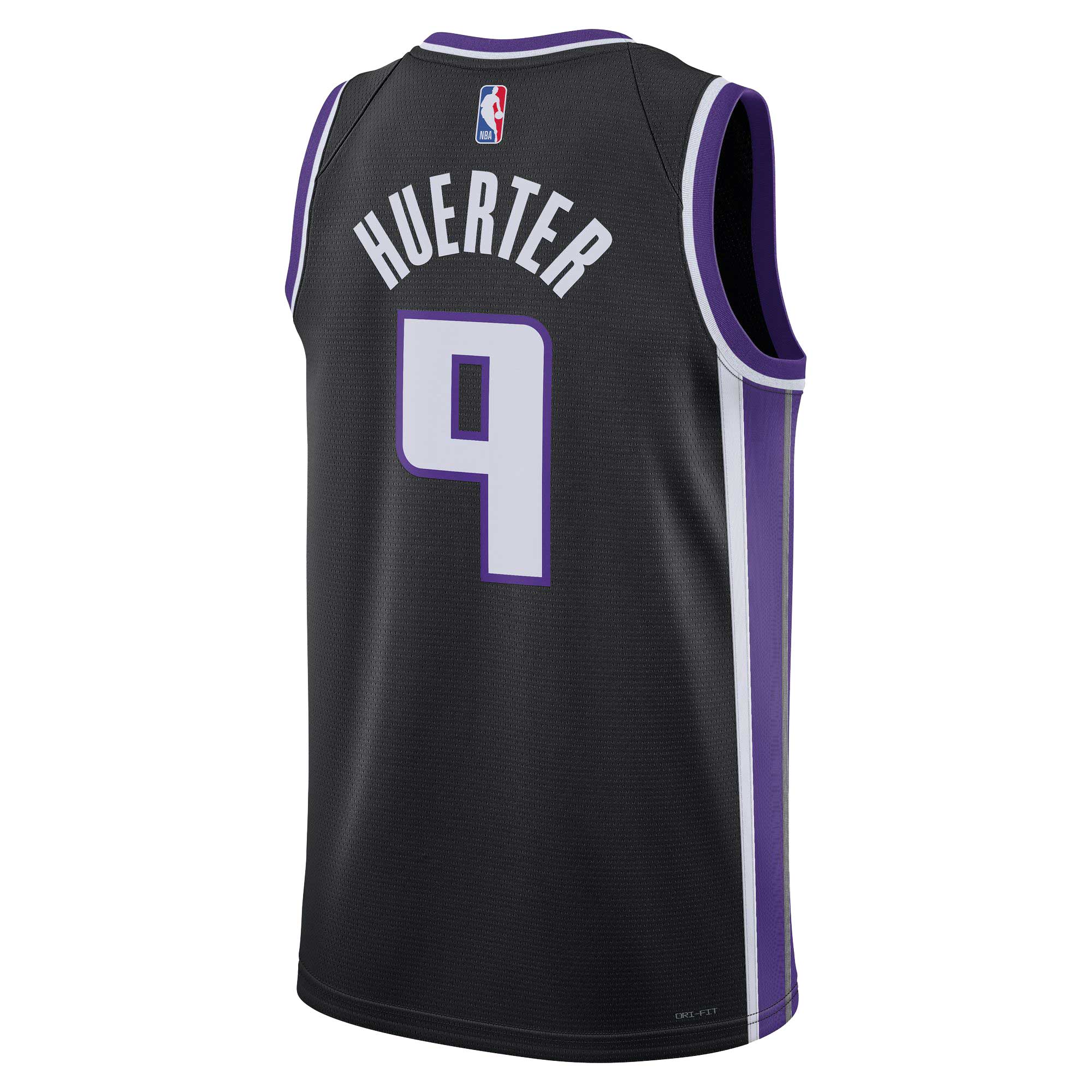 Kevin Huerter Sacramento Kings Nike Unisex Swingman Jersey - Association Edition - Black - vstockx