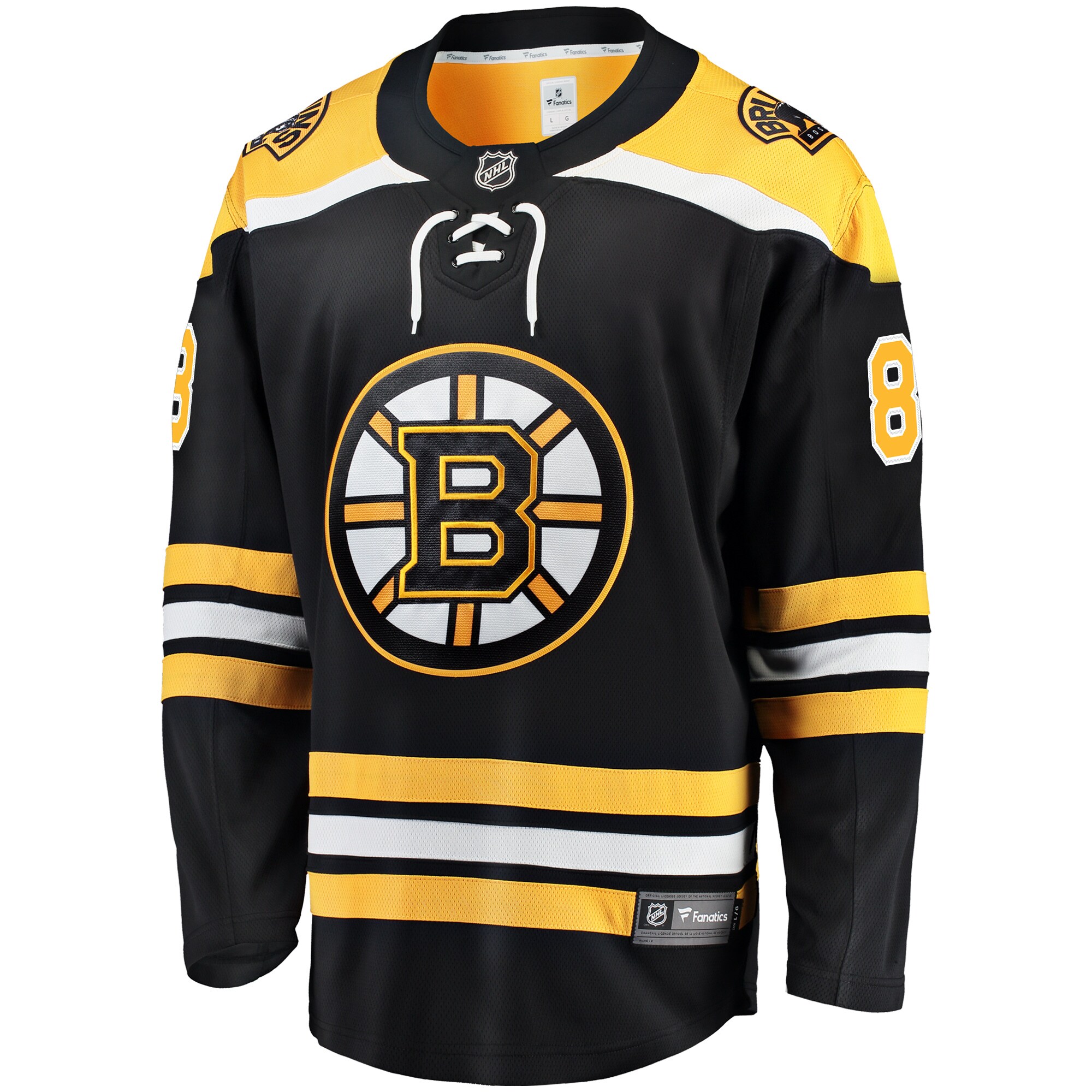 David Pastrnak Boston Bruins Fanatics Branded Home Premier Breakaway Player Jersey - Black - vstockx