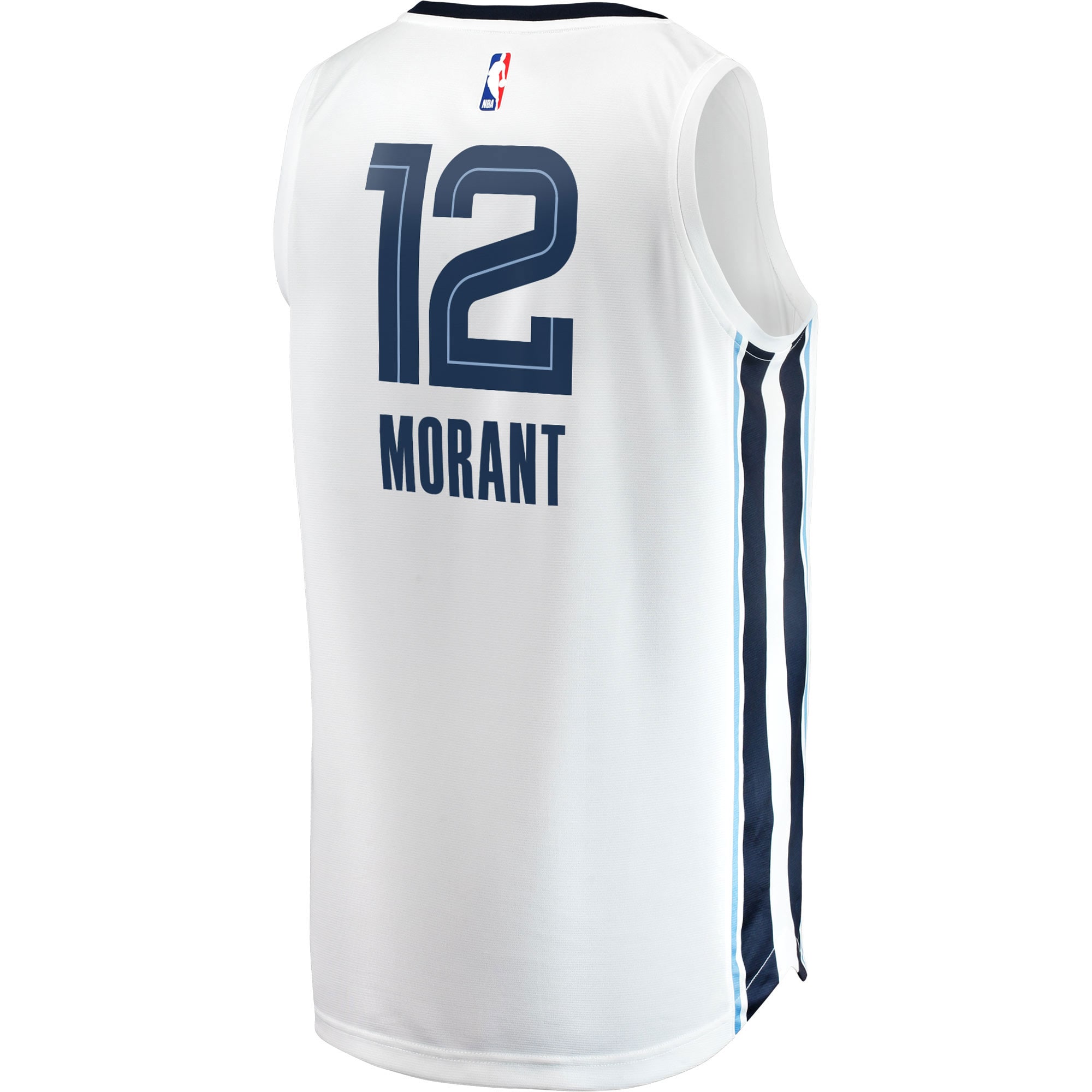 Ja Morant Memphis Grizzlies Fanatics Branded Fast Break Replica Player Jersey - Association Edition - White - vstockx