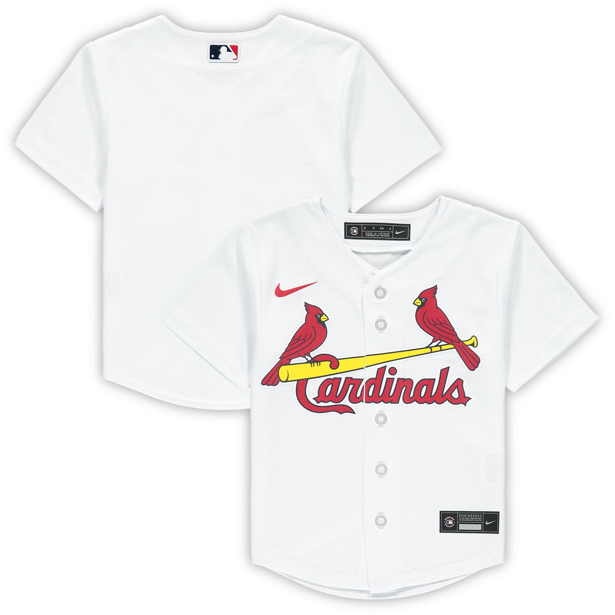 St. Louis Cardinals Nike Preschool Home Replica Team Jersey - White - vstockx
