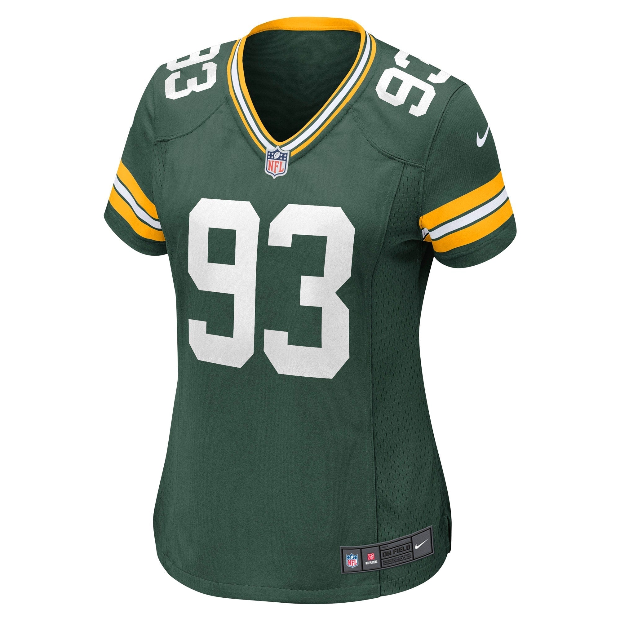 Women's Nike T.J. Slaton Green Green Bay Packers Game Jersey - vstockx