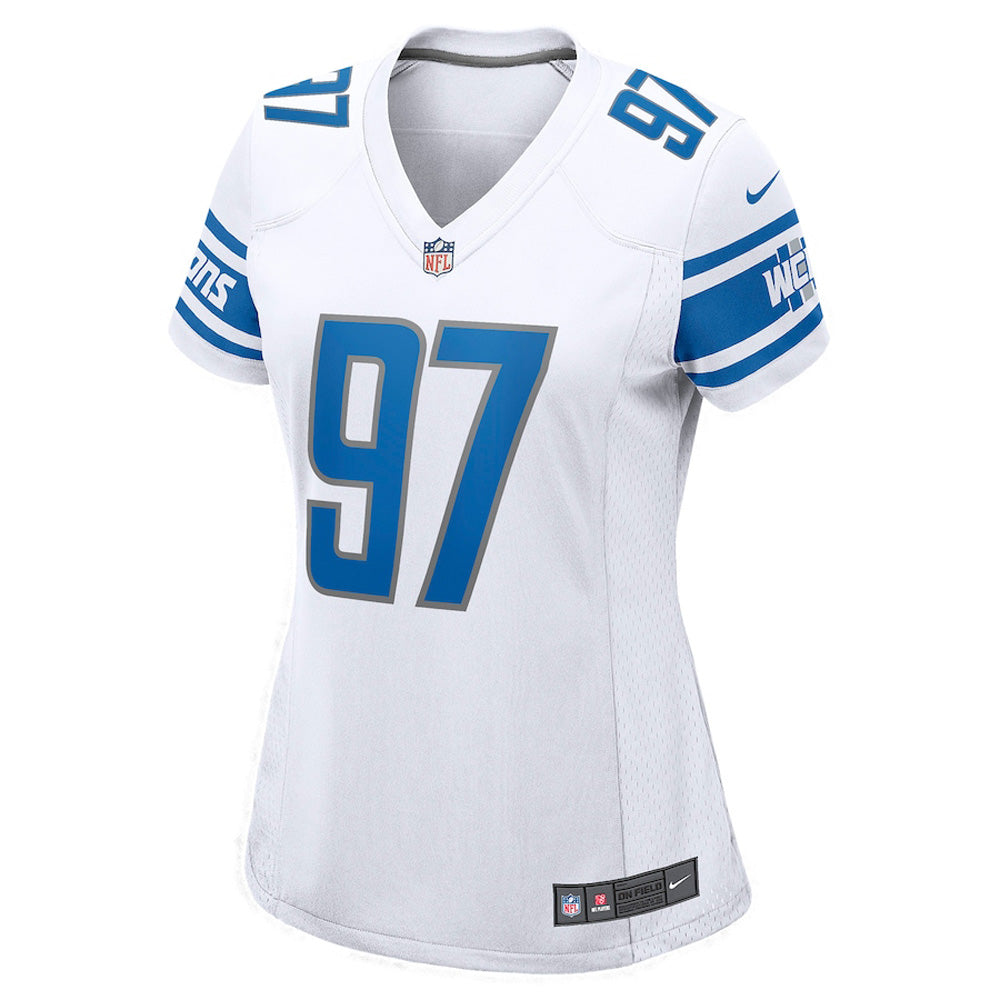 Women's Detroit Lions Aidan Hutchison Game Jersey - White - vstockx