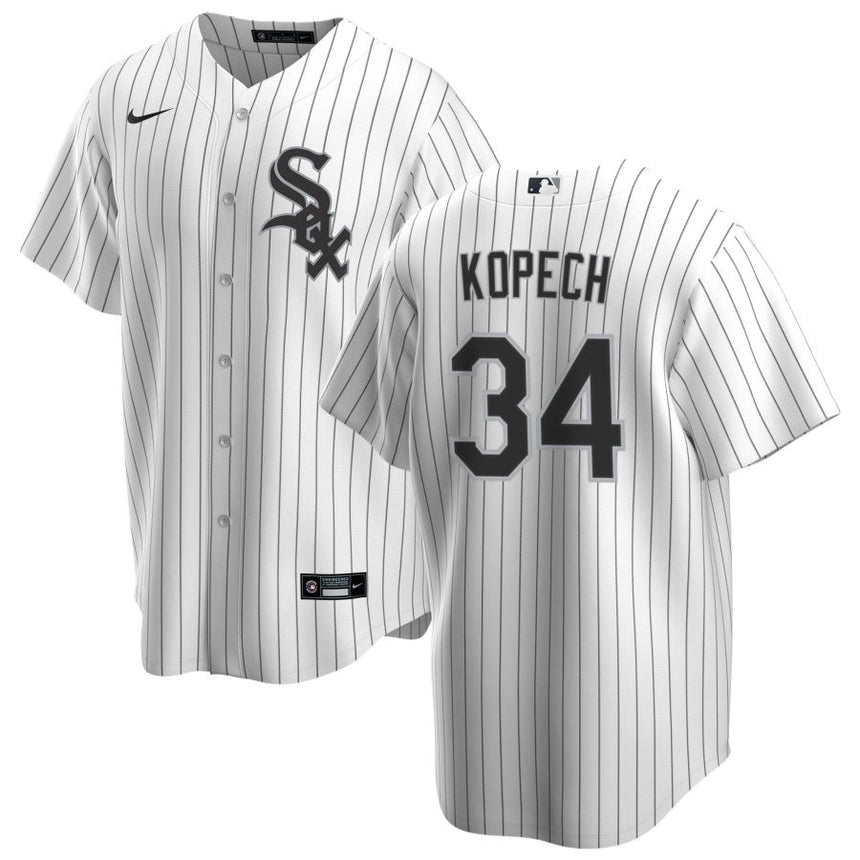 Men's Michael Kopech Chicago White Sox White Home Premium Stitch Replica Jersey - vstockx