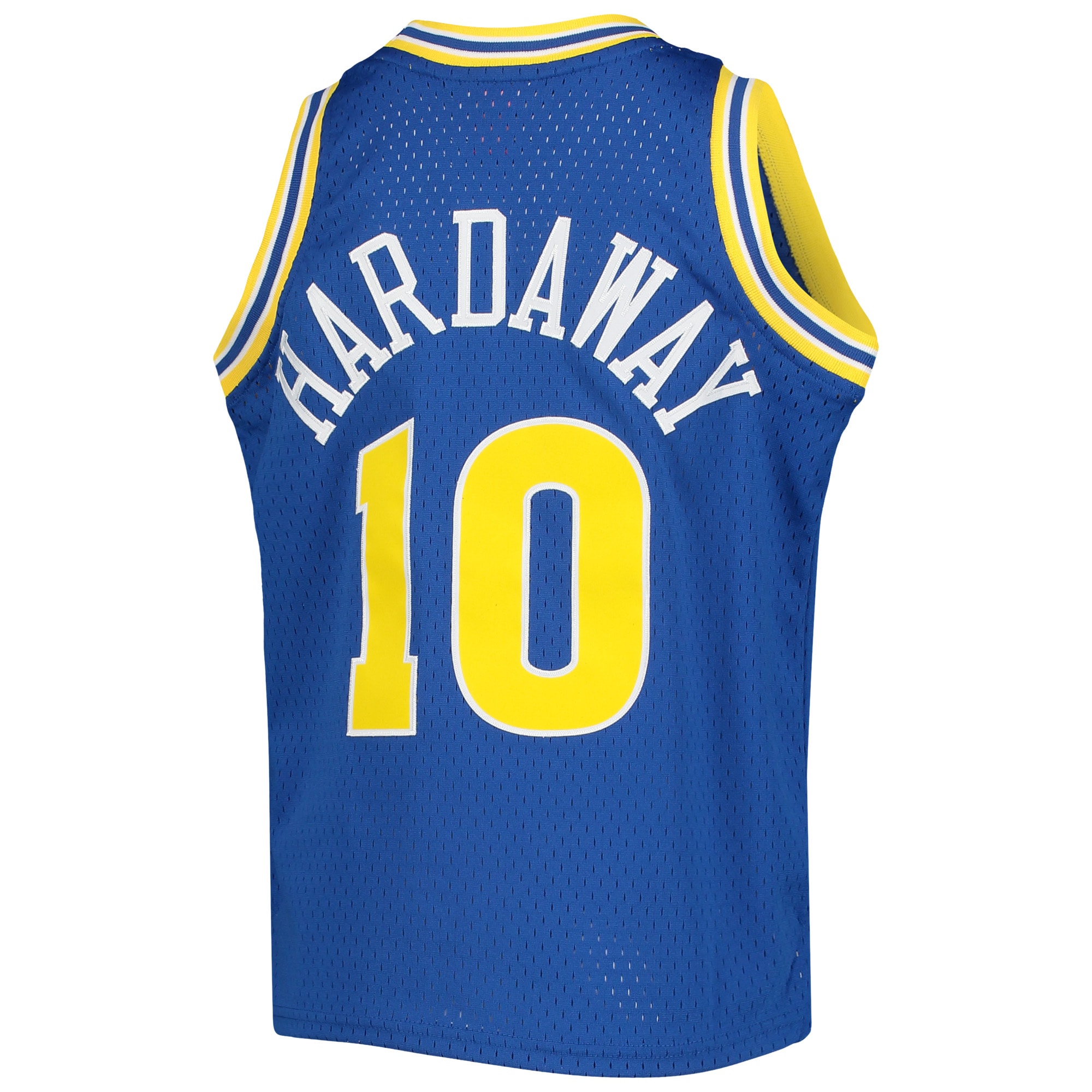Tim Hardaway Golden State Warriors Mitchell & Ness Youth 1990/91 Hardwood Classics Swingman Jersey - Royal - vstockx