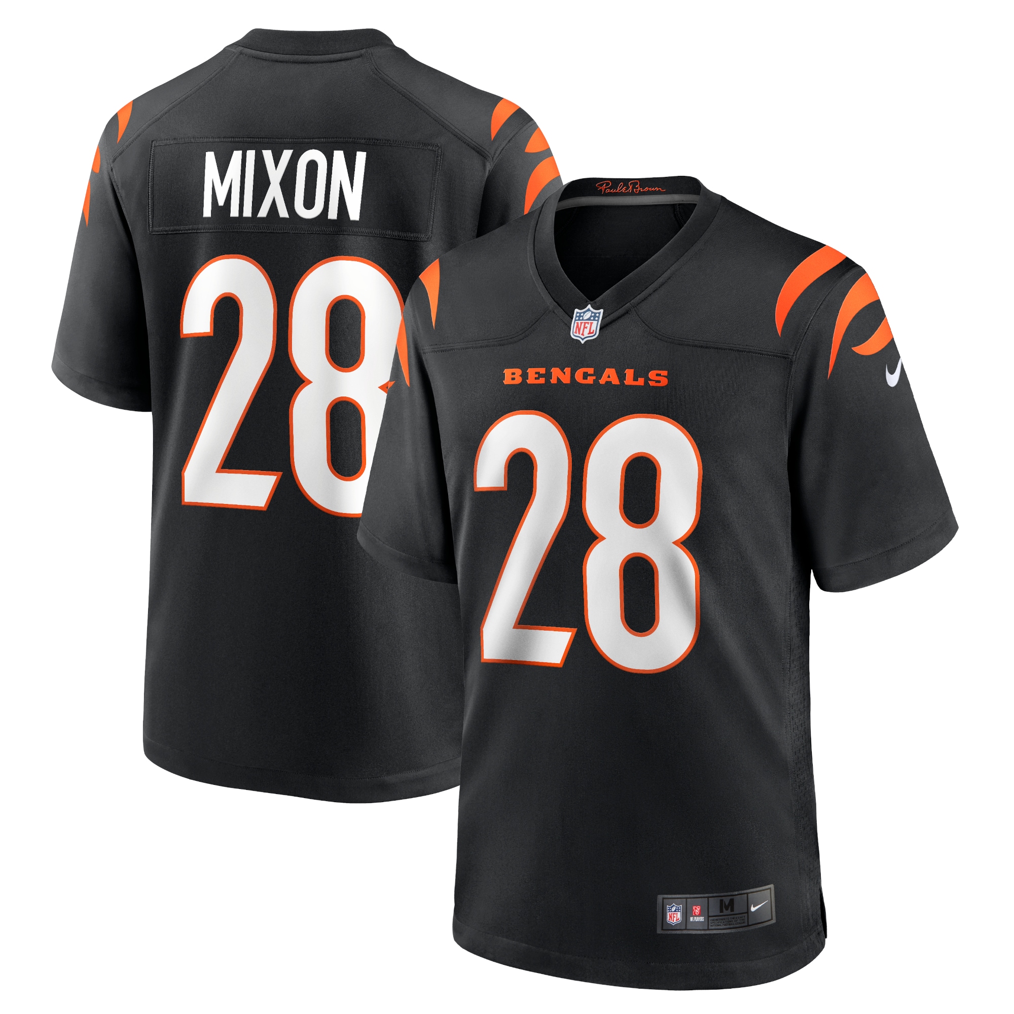 Joe Mixon Cincinnati Bengals Nike Player Game Jersey - Black - vstockx