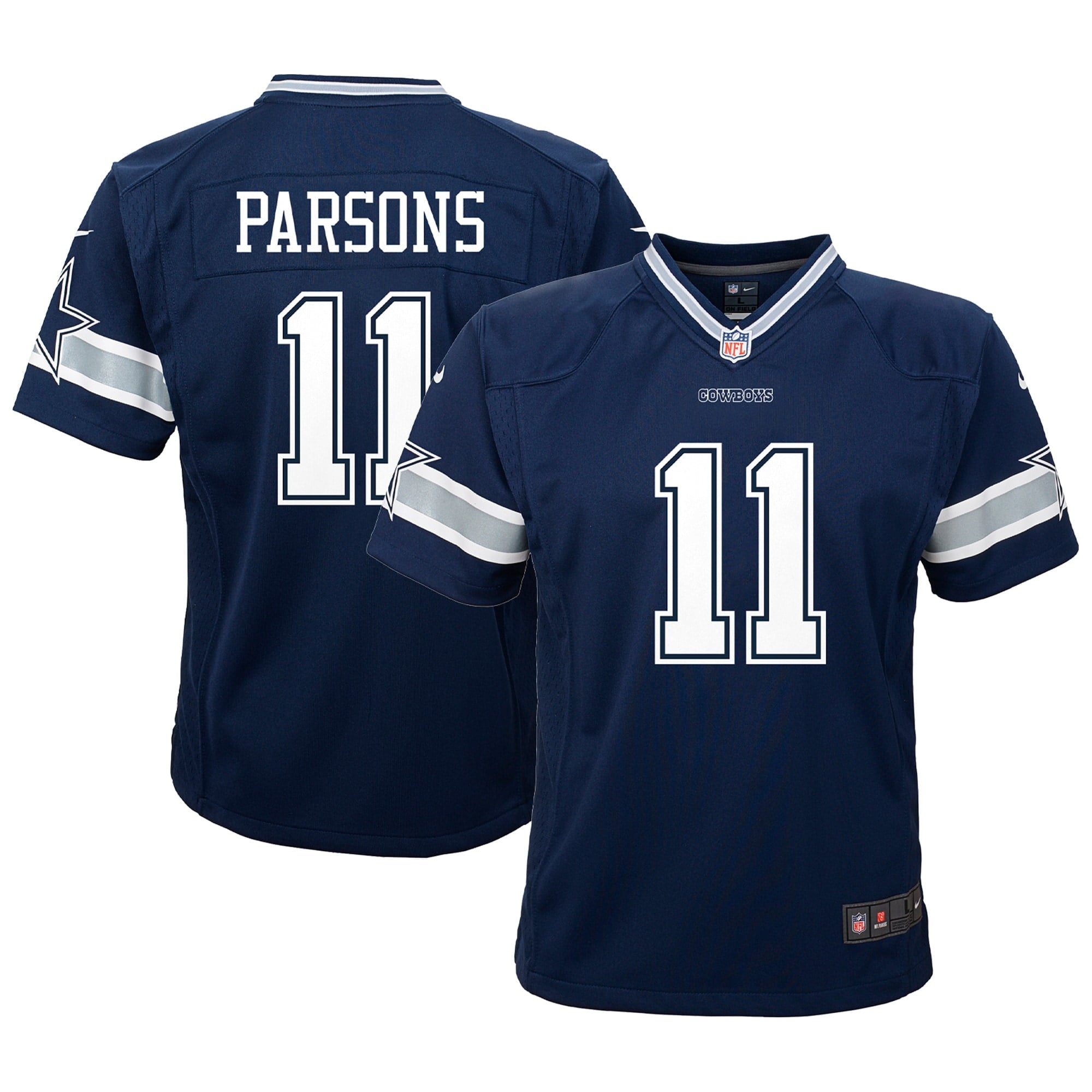 Toddler Nike Micah Parsons Navy Dallas Cowboys Game Jersey - vstockx