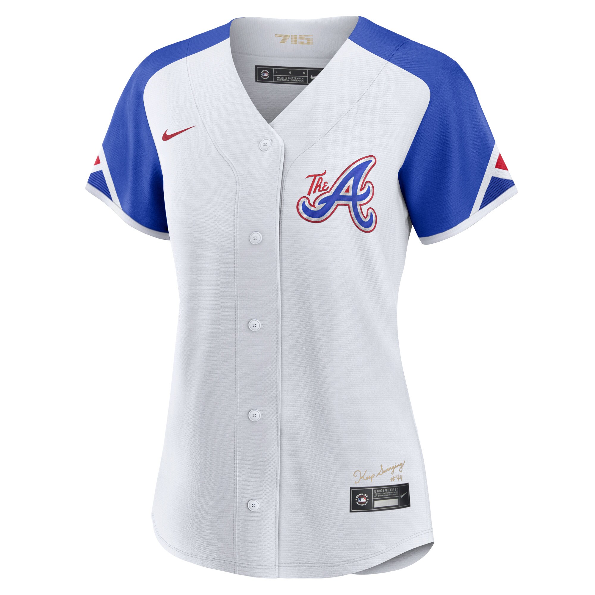 Ronald Acuna Jr. Atlanta Braves Nike Women's 2023 City Connect Replica Player Jersey - White - vstockx