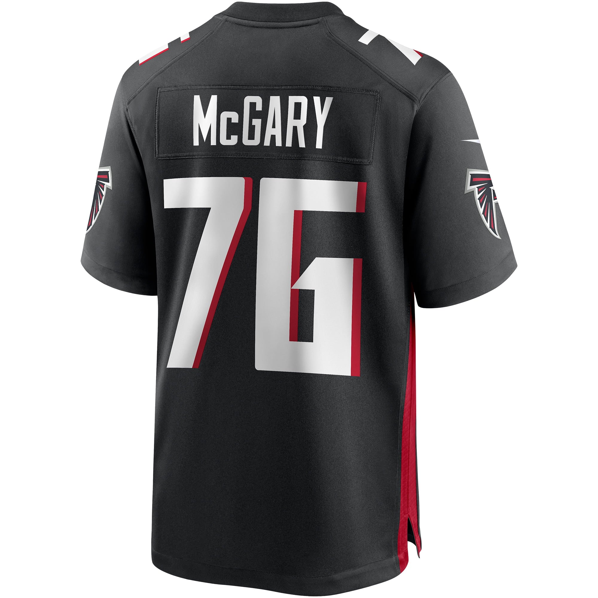 Men's Nike Kaleb McGary Black Atlanta Falcons Game Jersey - vstockx