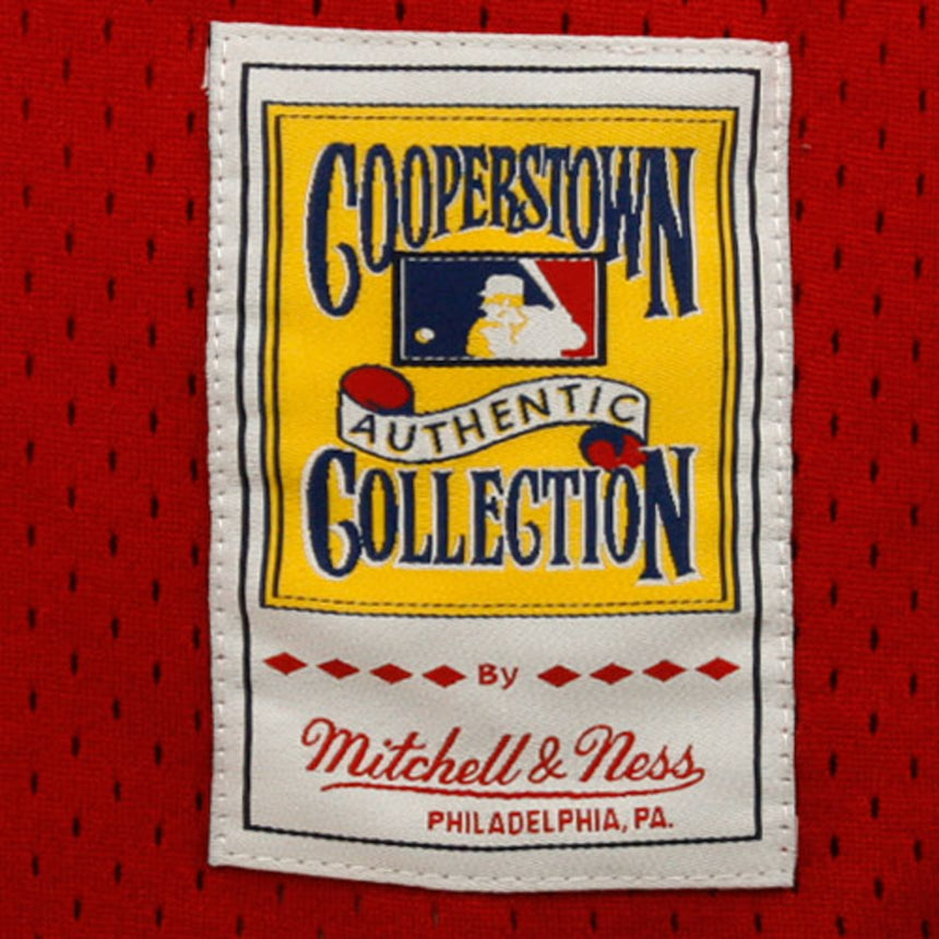 Men's Cincinnati Reds Johnny Bench Mitchell & Ness Red 1983 Authentic Cooperstown Collection Mesh Batting Practice Jersey - vstockx