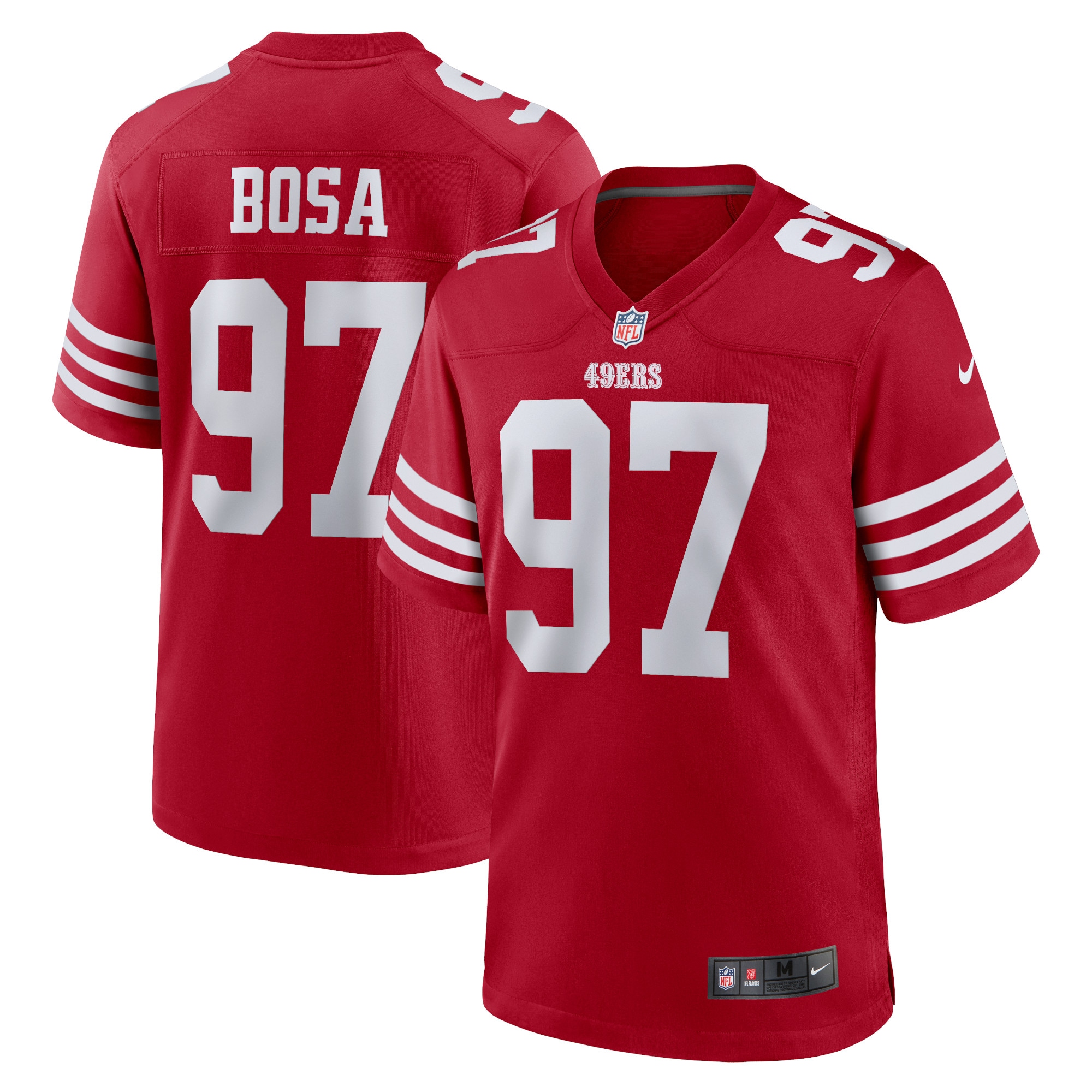 Nick Bosa San Francisco 49ers Nike Player Game Jersey - Scarlet - vstockx