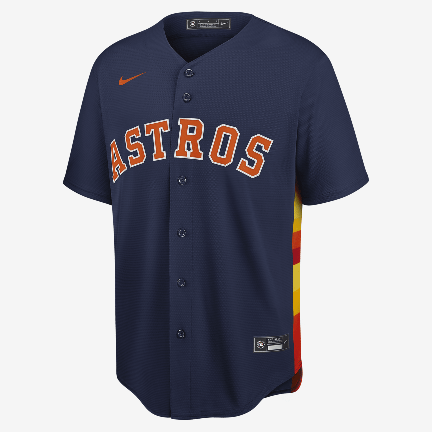 MLB Houston Astros (Jose Altuve) Men's Replica Baseball Jersey - Navy - vstockx