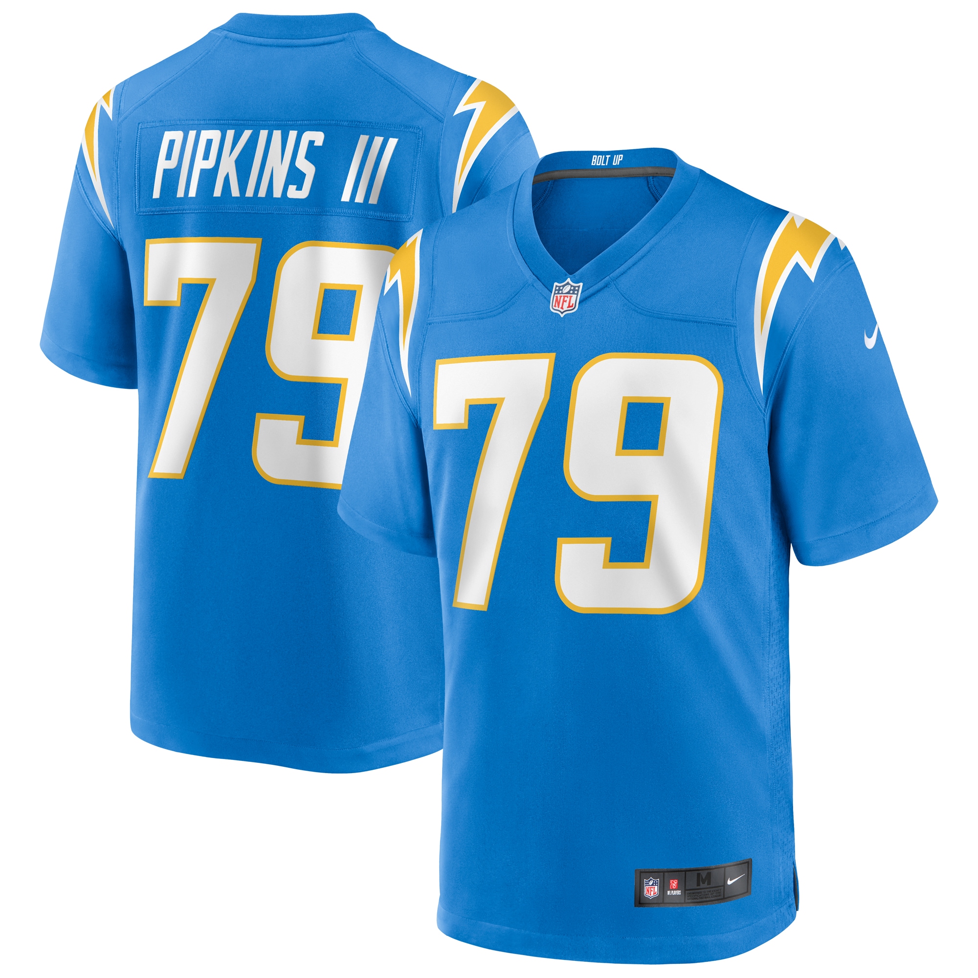 Trey Pipkins III Los Angeles Chargers Nike Game Jersey - Powder Blue - vstockx