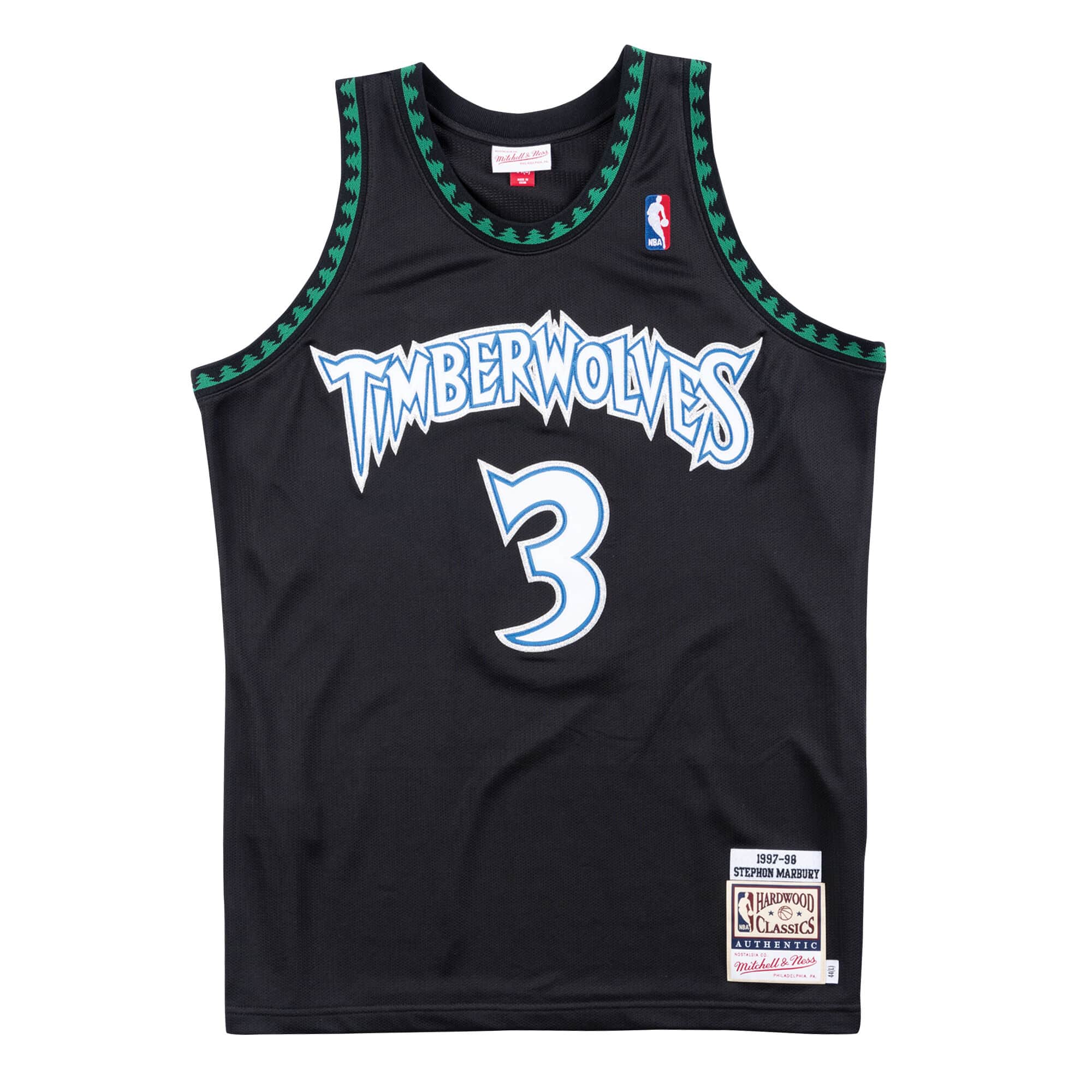 Authentic Jersey Minnesota Timberwolves Alternate 1997-98 Stephon Marbury - vstockx