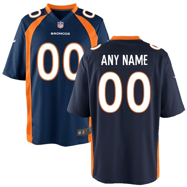 Denver Broncos Nike Youth Game Custom Jersey - Navy - vstockx
