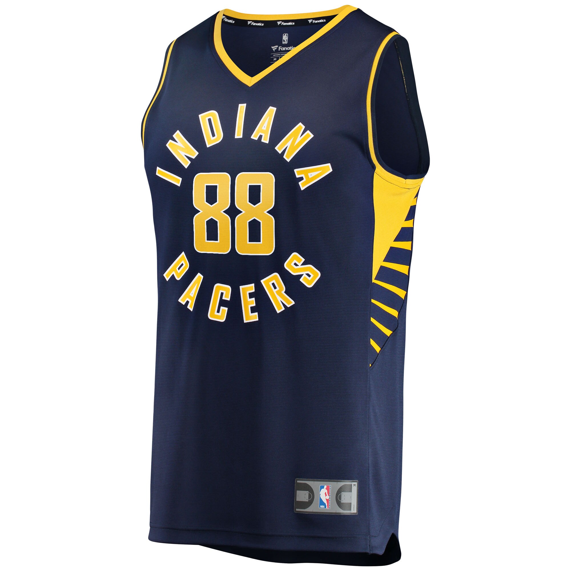 Goga Bitadze Indiana Pacers Fanatics Branded 2021/22 Fast Break Replica Jersey - Icon Edition - Navy - vstockx