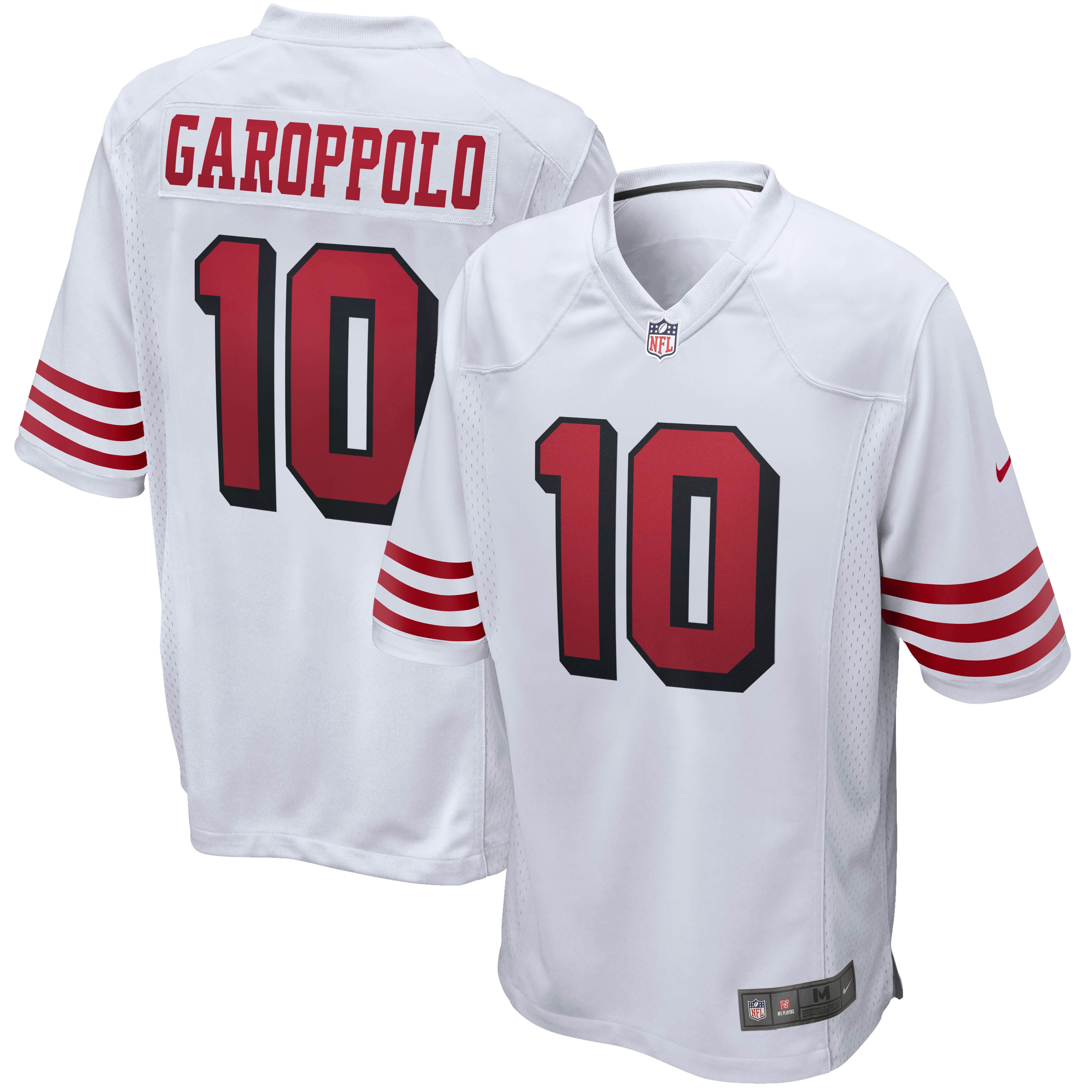Jimmy Garoppolo San Francisco 49ers Nike Alternate Game Jersey - White - vstockx
