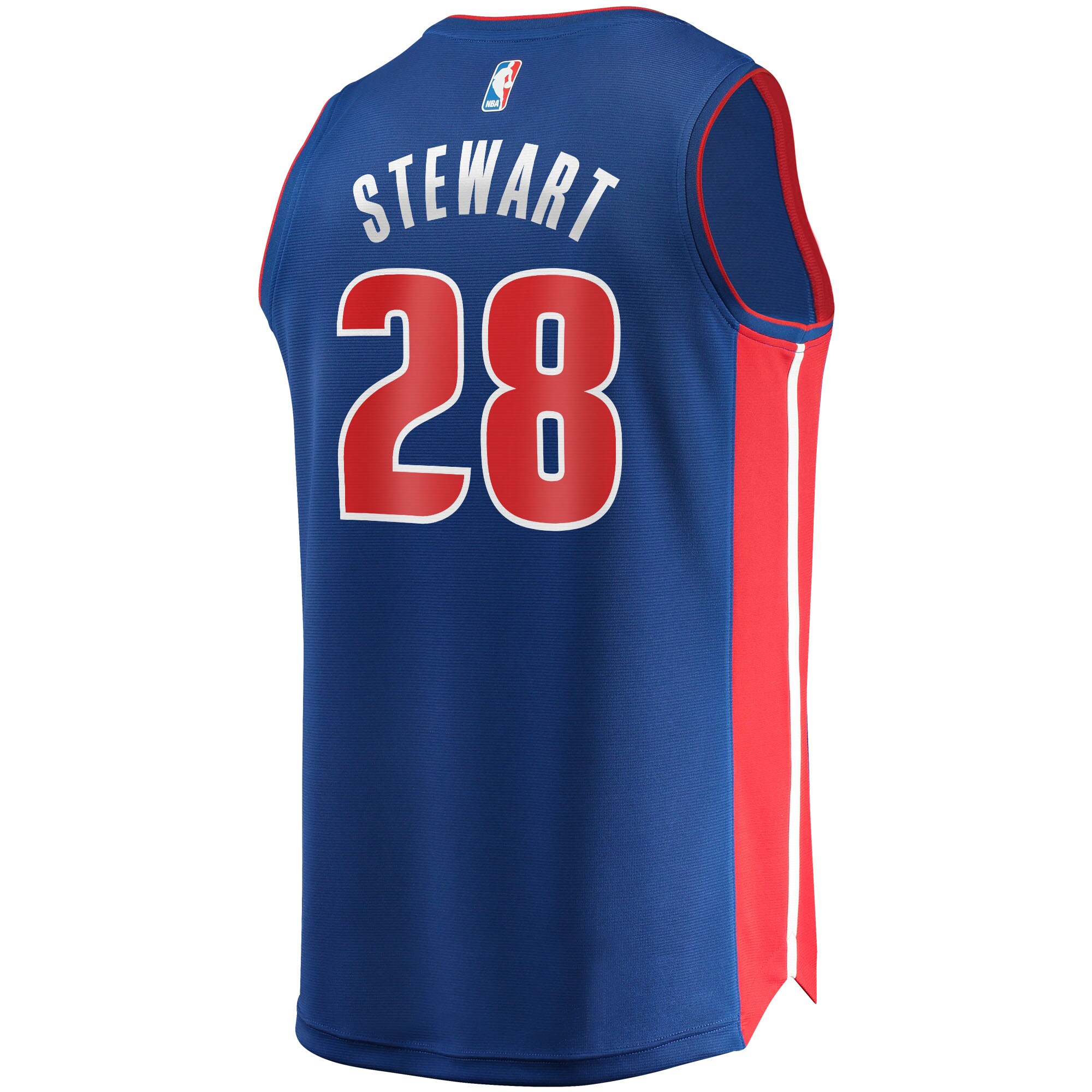 Isaiah Stewart Detroit Pistons Fanatics Branded 2021/22 Fast Break Replica Jersey - Icon Edition - Blue - vstockx