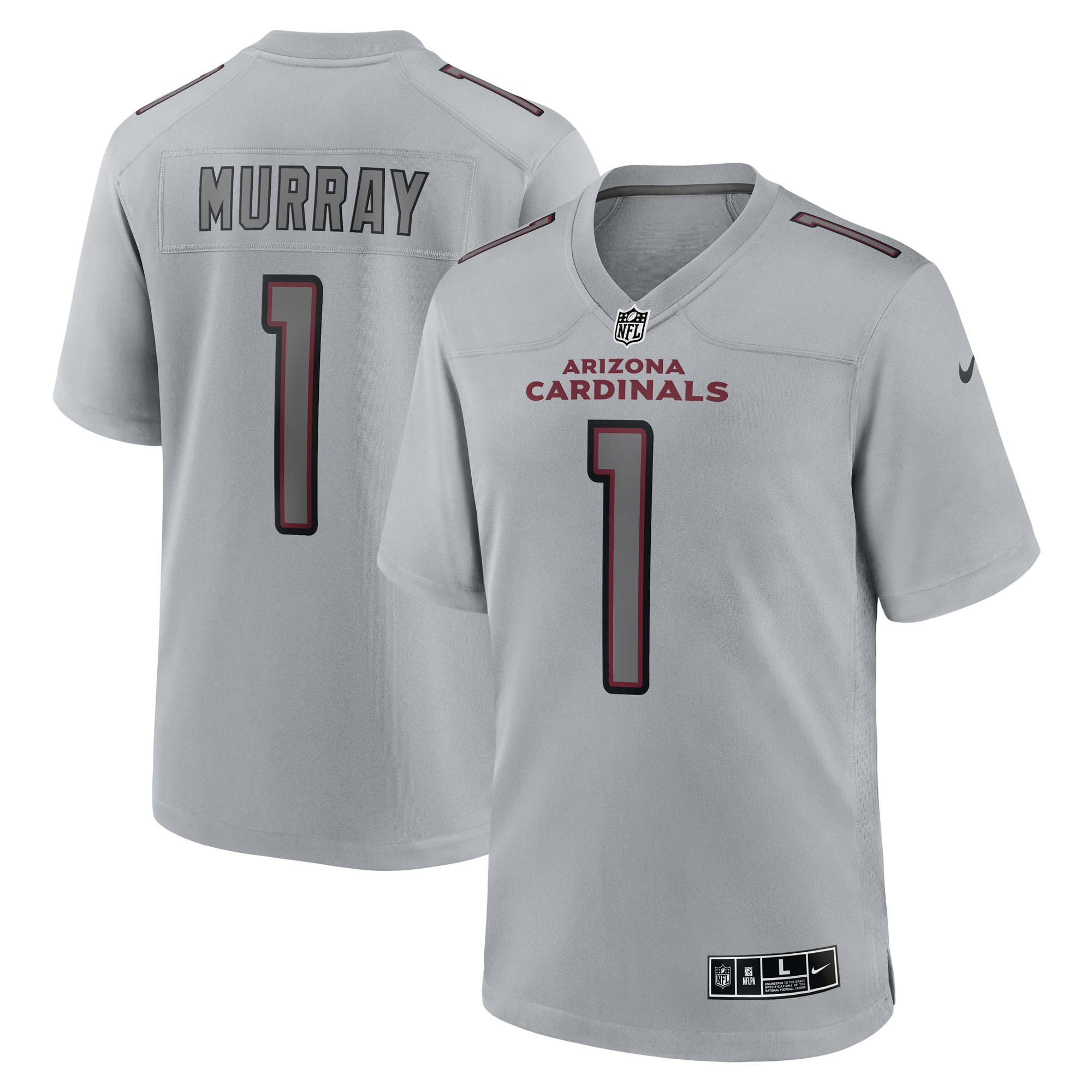 Kyler Murray Arizona Cardinals Nike Atmosphere Fashion Game Jersey - Gray - vstockx