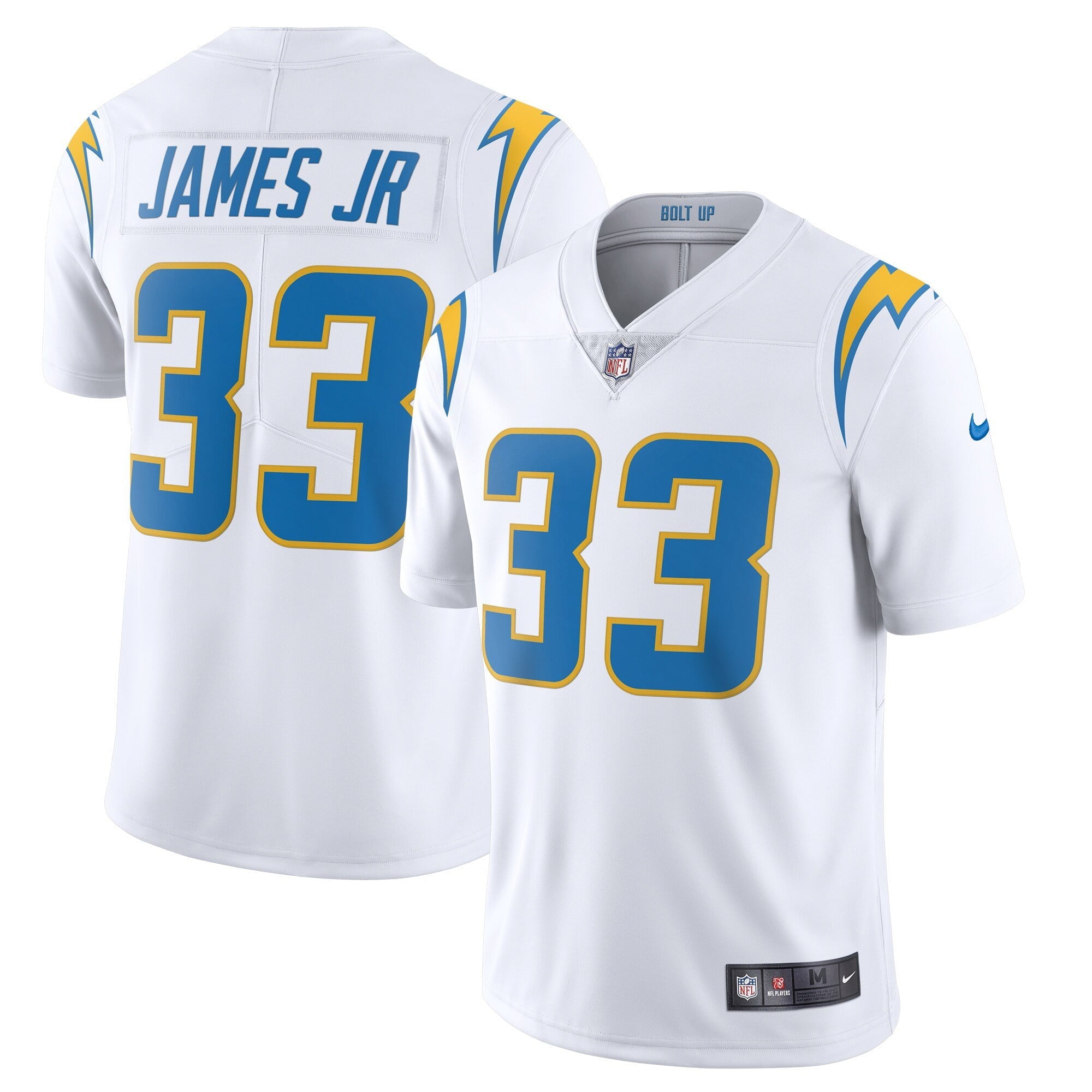 Men's Nike Derwin James White Los Angeles Chargers Vapor Limited Jersey - vstockx
