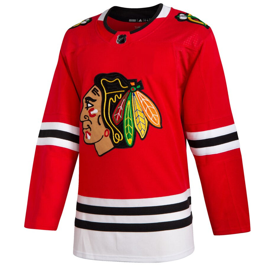 Men's Chicago Blackhawks Adidas Red Home Authentic Blank Jersey - vstockx