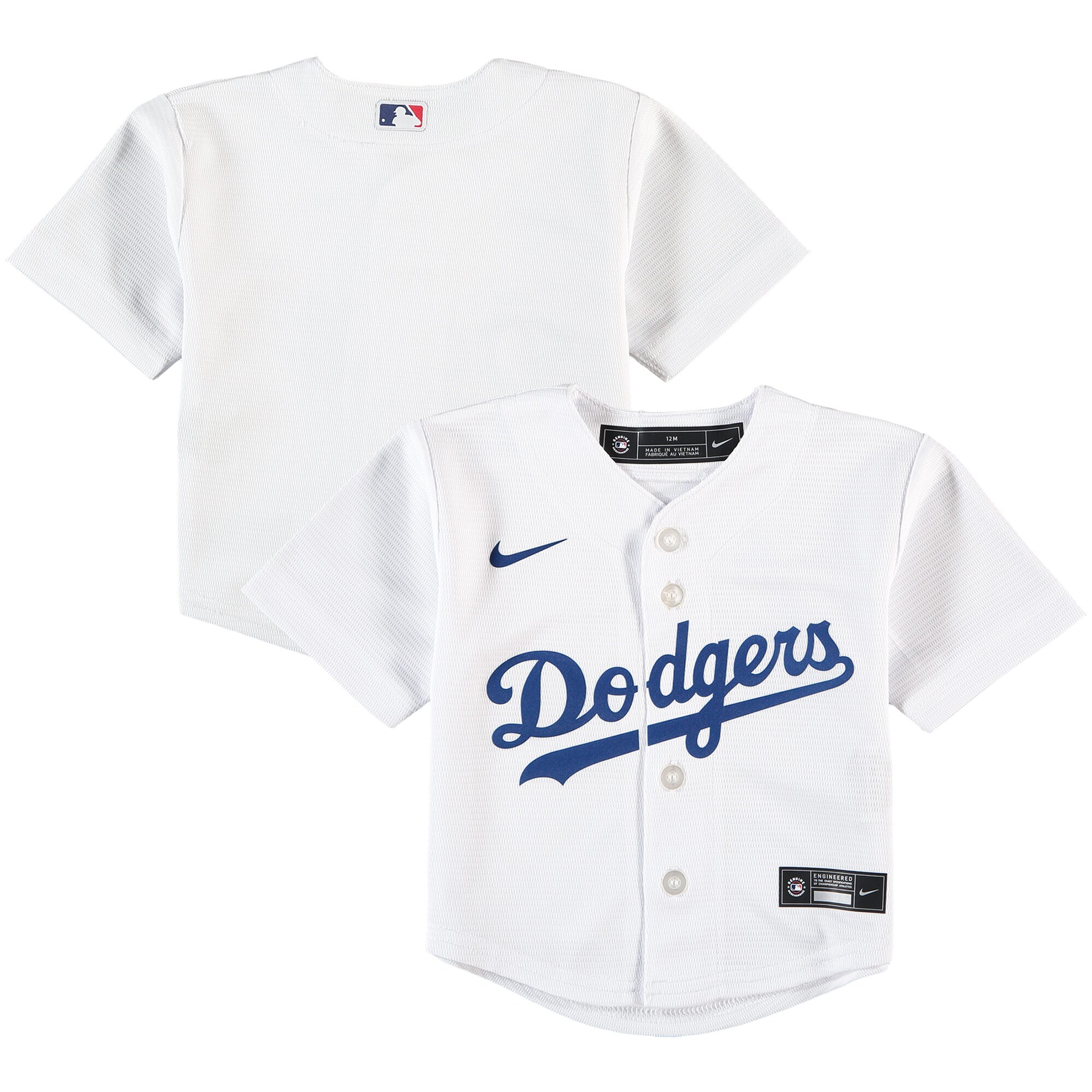 Los Angeles Dodgers Nike Infant Home Replica Team Jersey - White - vstockx