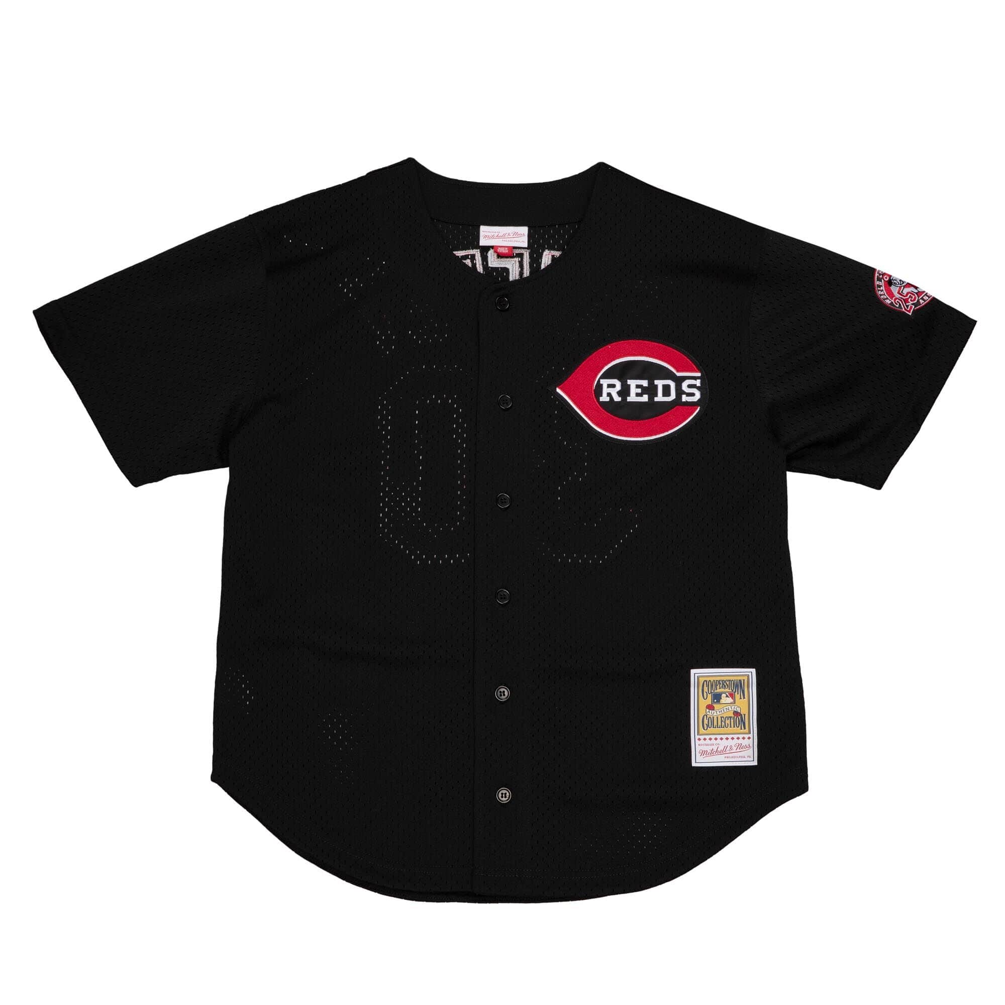 Authentic Ken Griffey Jr Cincinnati Reds 2000 Button Front Jersey - vstockx