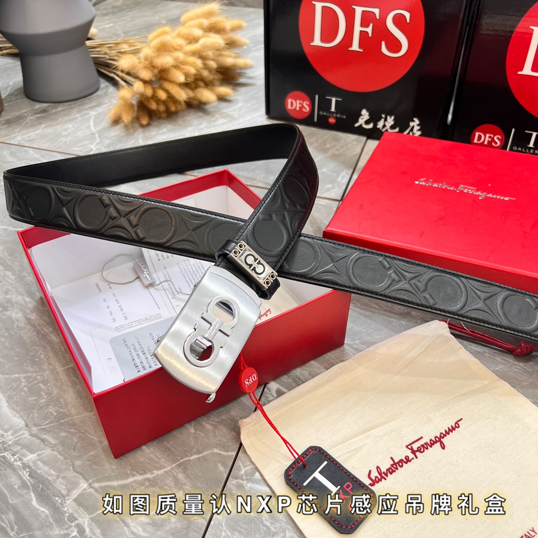 Streetwear Belt Ferragamo 320001 size:3.5cm - vstockx
