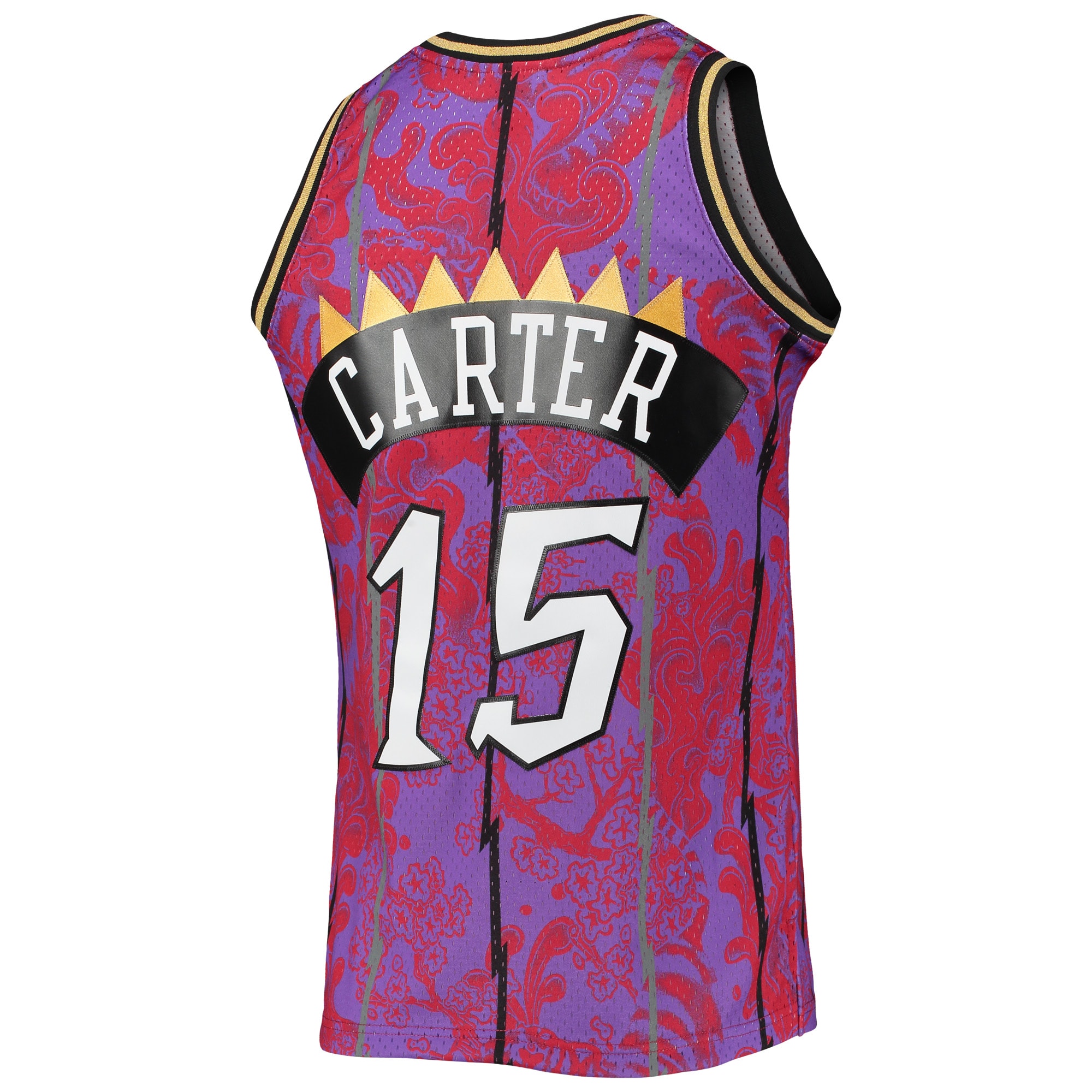 Vince Carter Toronto Raptors Mitchell & Ness Hardwood Classics 1998-99 Lunar New Year Swingman Jersey - Purple - vstockx