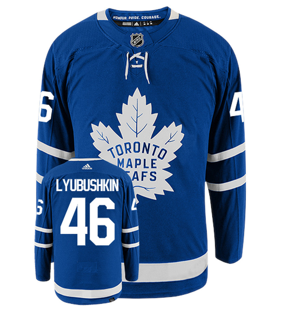 Ilya Lybushkin Toronto Maple Leafs Adidas Primegreen Authentic NHL Hockey Jersey - vstockx