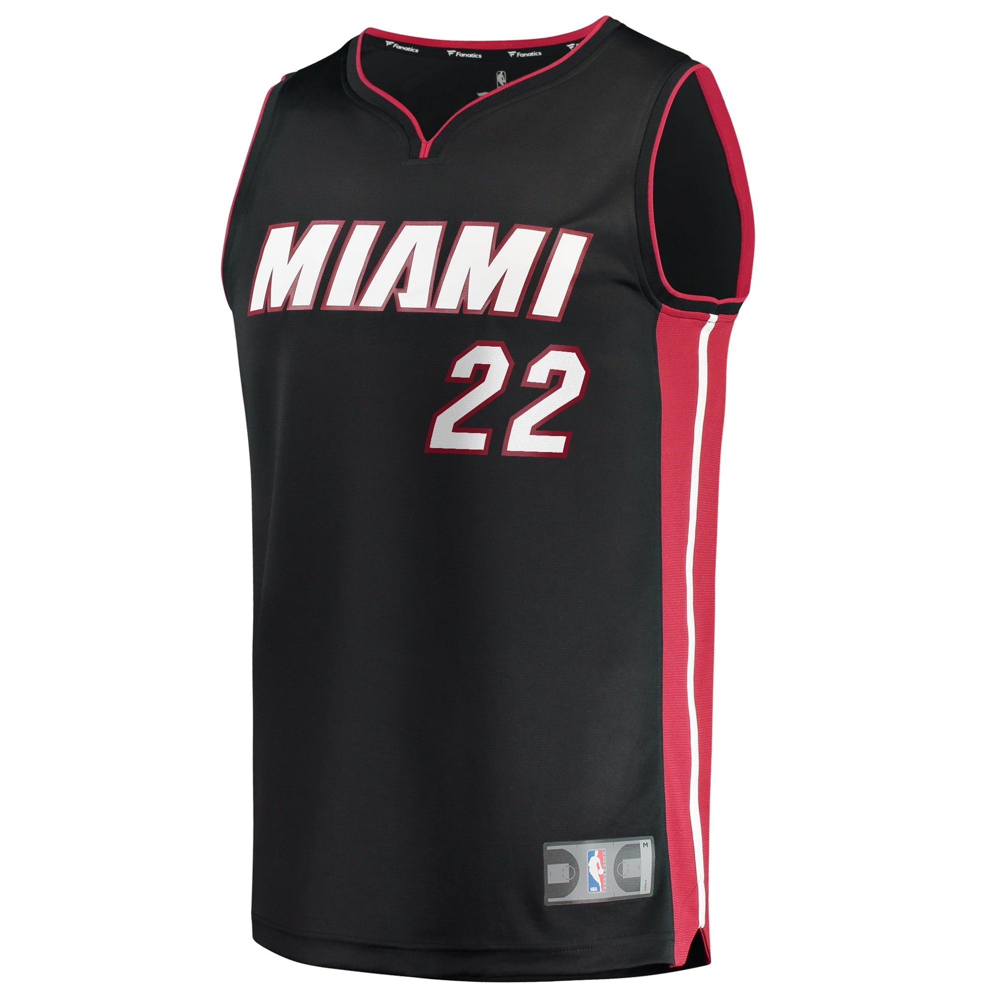 Men's Fanatics Branded Jimmy Butler Black Miami Heat 2023 NBA Finals Fast Break Player Jersey - Icon Edition - vstockx
