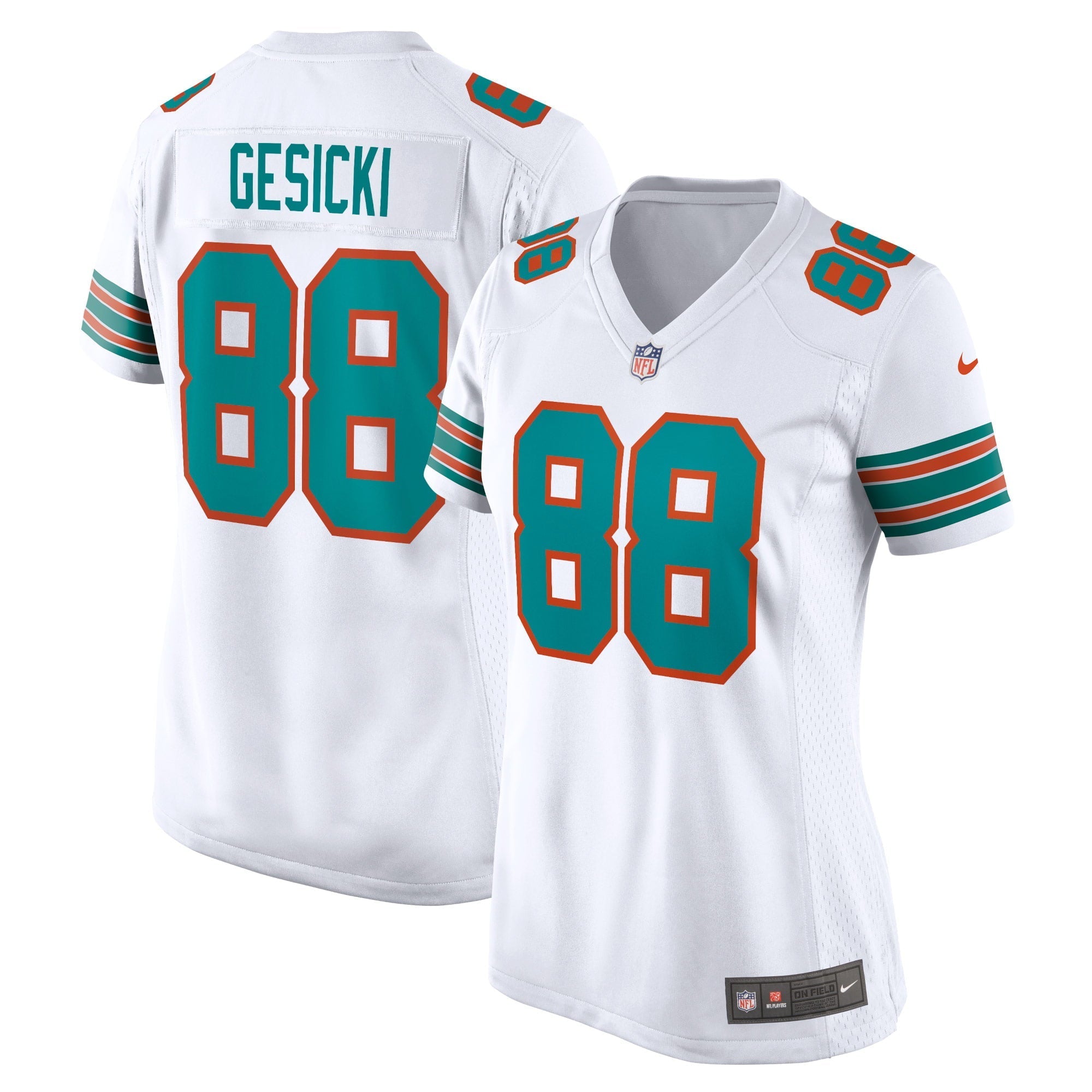 Women's Nike Mike Gesicki White Miami Dolphins Alternate Game Jersey - vstockx