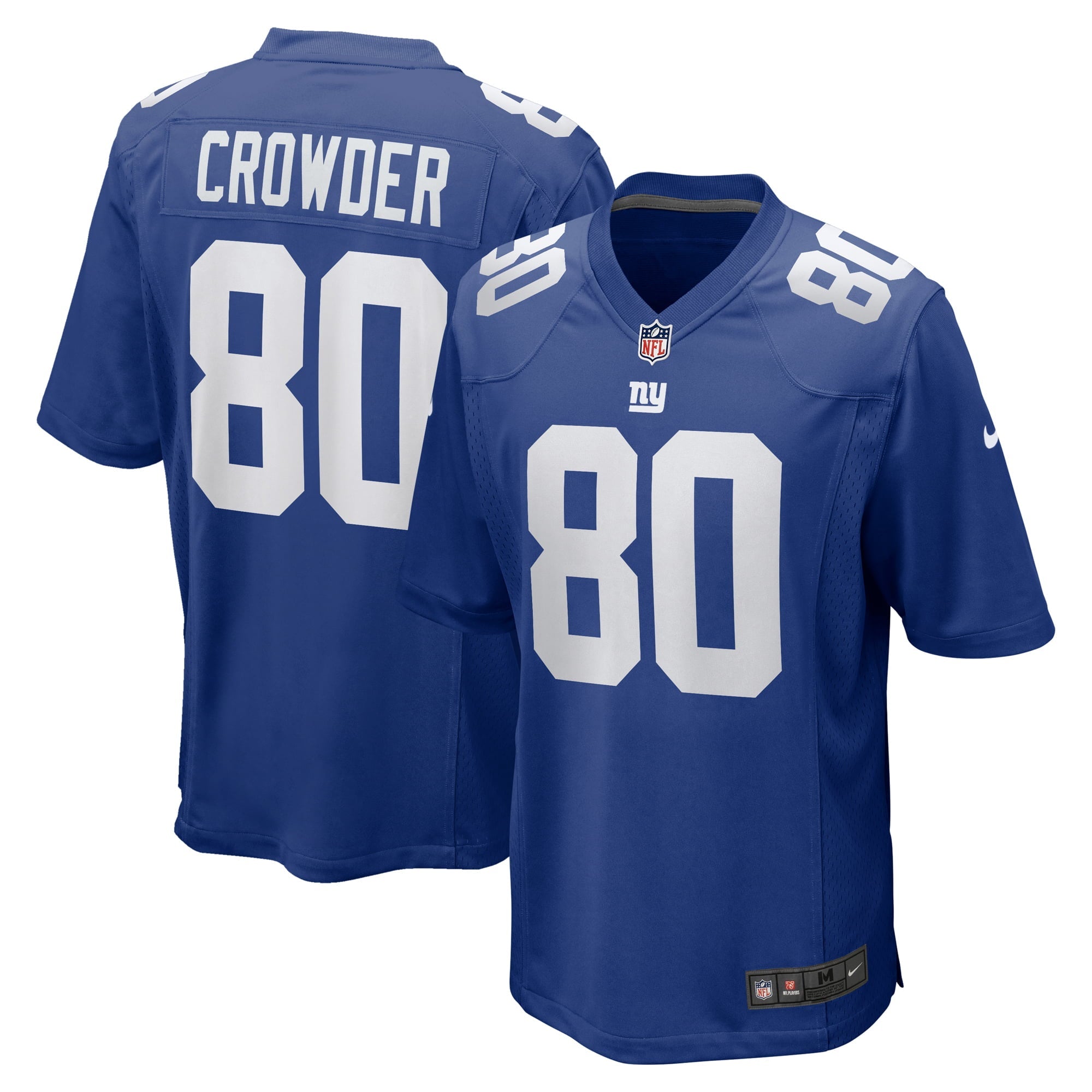 Men's Nike Jamison Crowder Royal New York Giants Game Jersey - vstockx