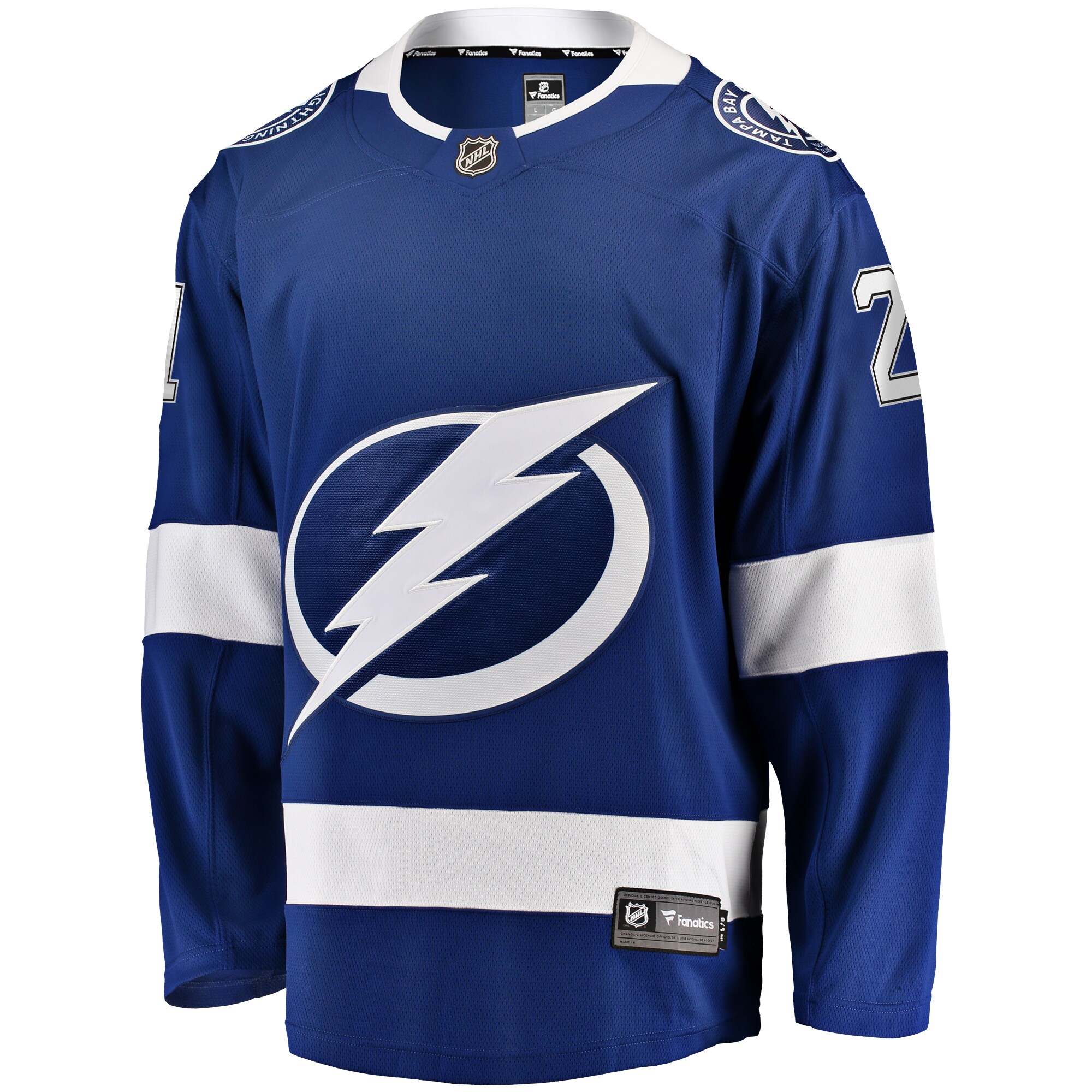 Brayden Point Tampa Bay Lightning Fanatics Branded Home Premier Breakaway Player Jersey - Blue - vstockx