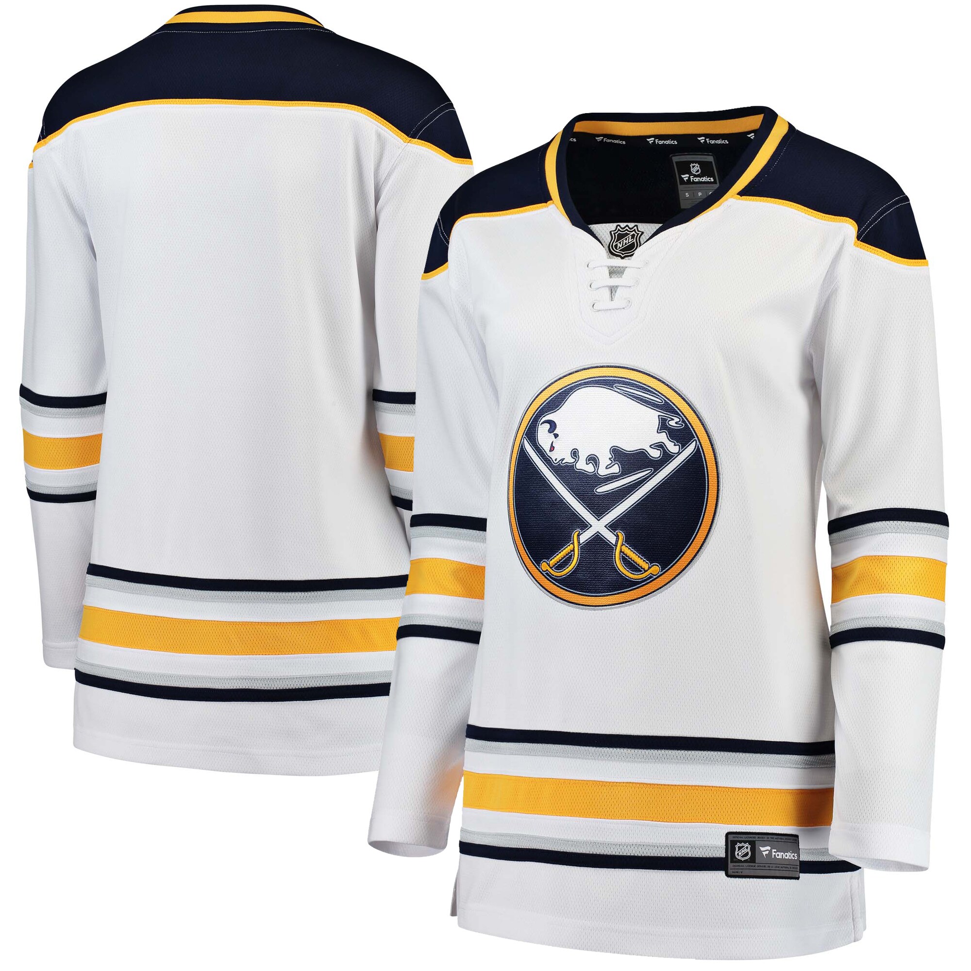 Buffalo Sabres Fanatics Branded Women's Away Breakaway Jersey - White - vstockx