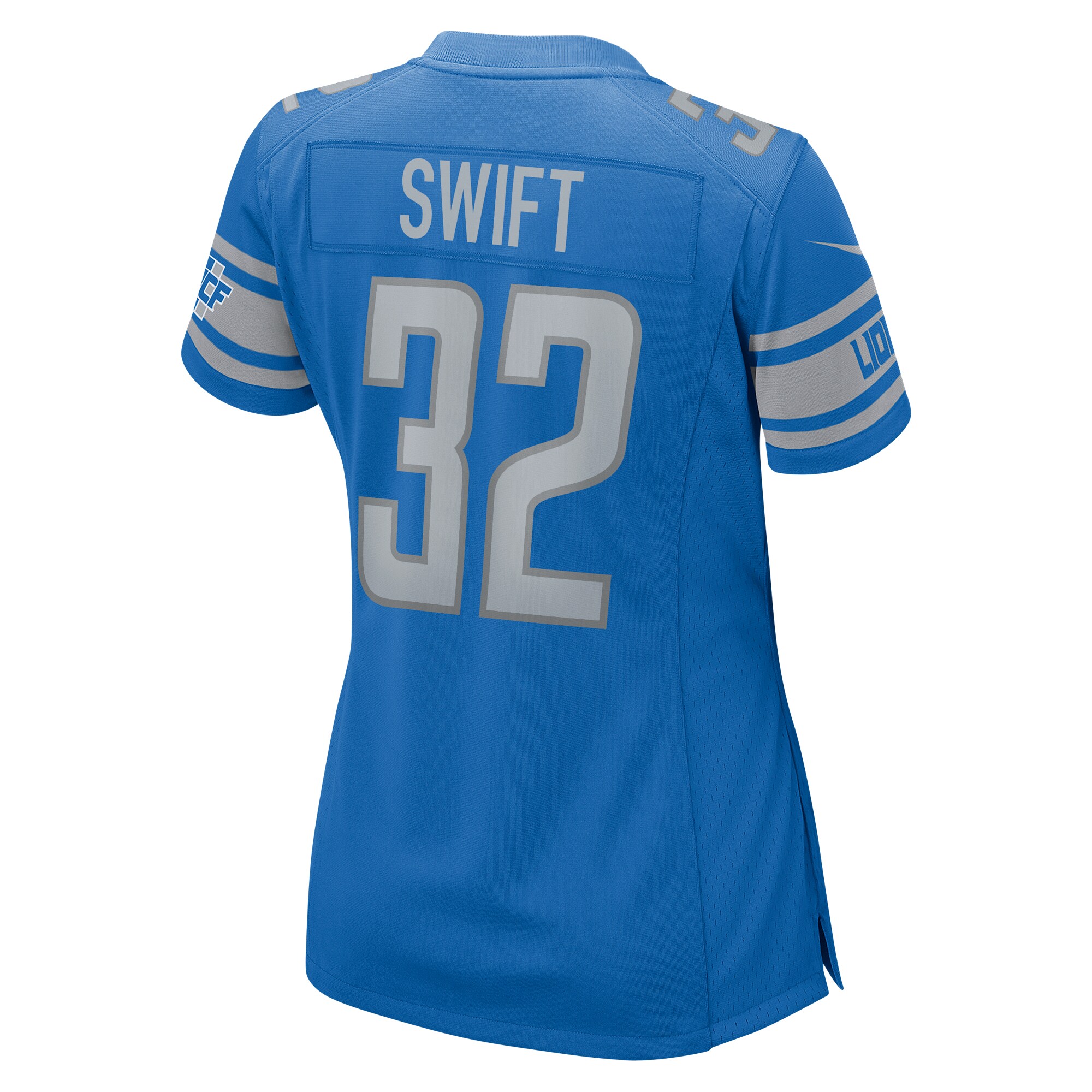 D'Andre Swift Detroit Lions Nike Women's Team Game Jersey - Blue - vstockx