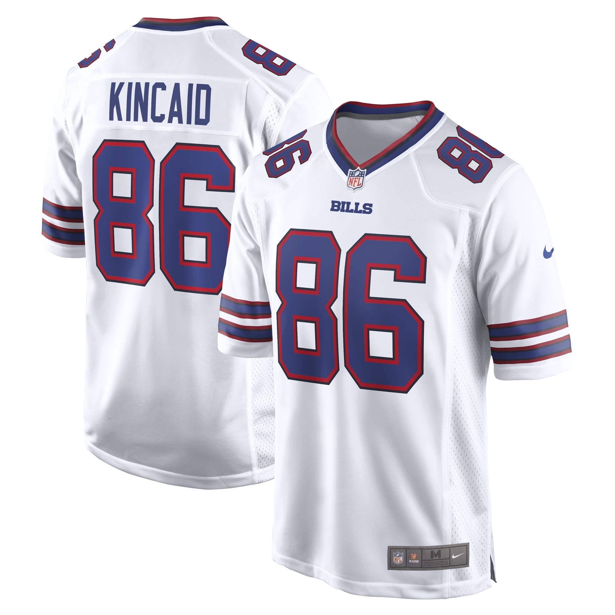 Men's Nike Dalton Kincaid White Buffalo Bills Game Jersey - vstockx