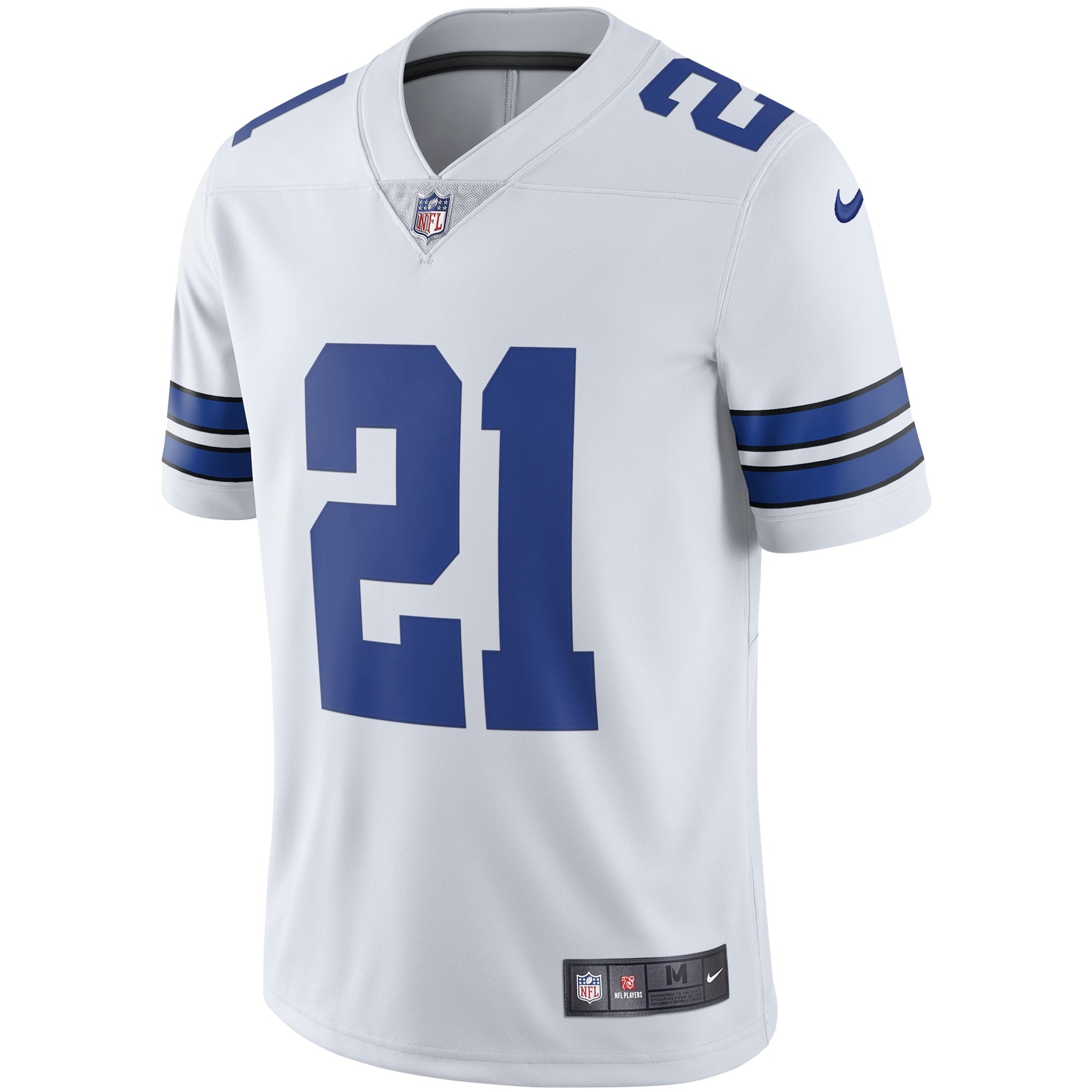 Men's Nike Ezekiel Elliott White Dallas Cowboys Vapor Limited Player Jersey - vstockx