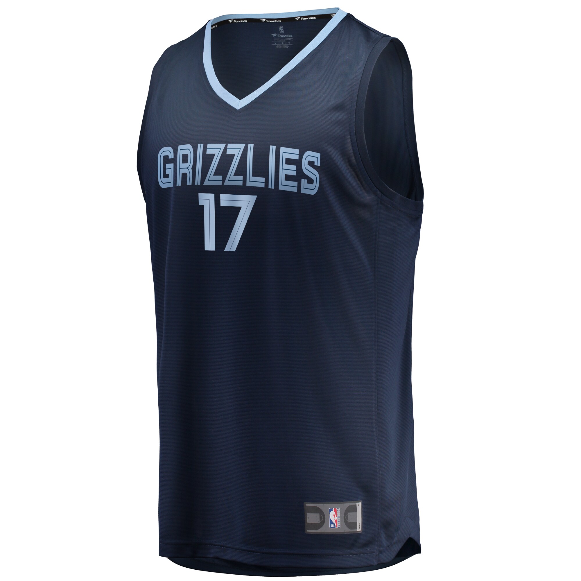 Jonas Valanciunas Memphis Grizzlies Fanatics Branded Youth Fast Break Replica Jersey Navy - Icon Edition - vstockx