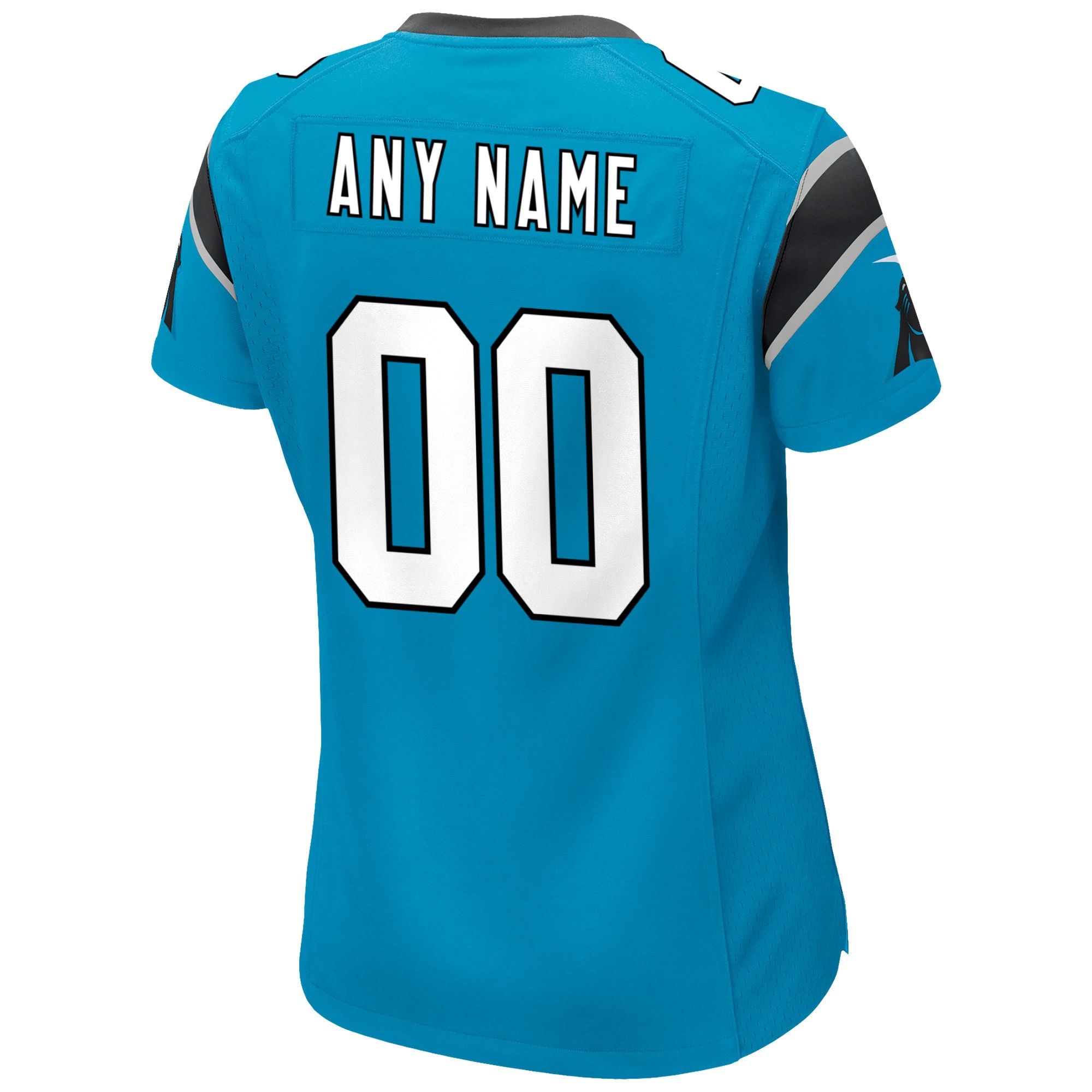 Carolina Panthers Nike Women's Alternate Custom Game Jersey - Blue - vstockx