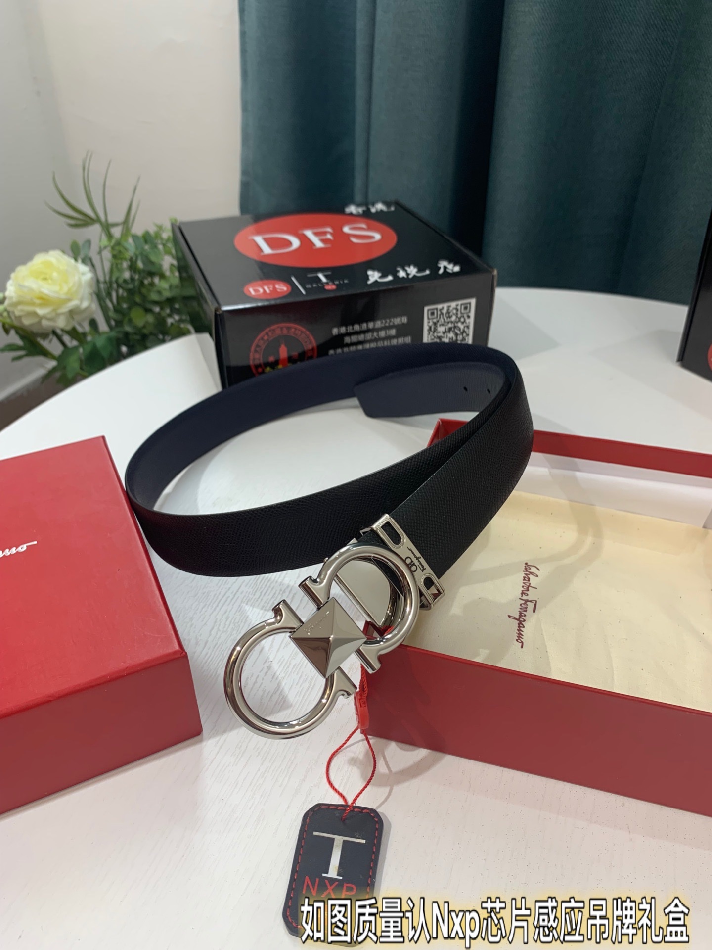 Streetwear Belt Ferragamo 319236 size:3.5cm - vstockx
