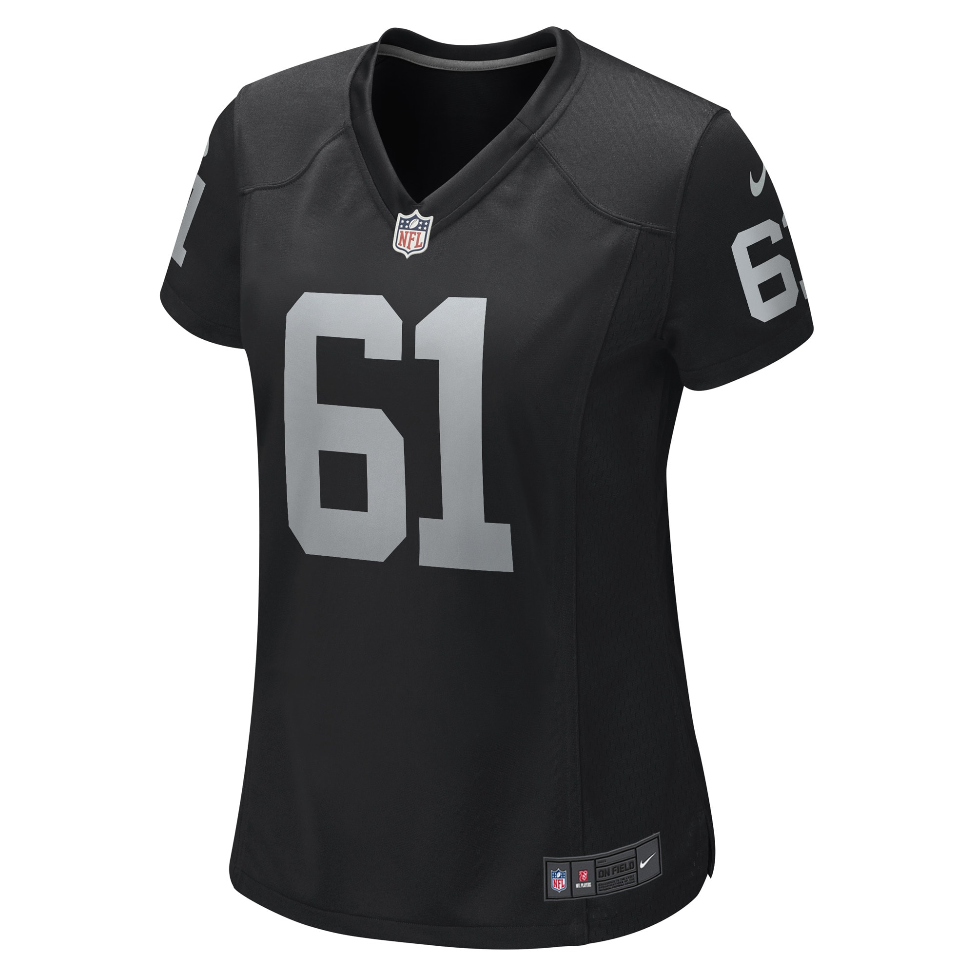 Jordans Meredith Las Vegas Raiders Nike Women's Game Player Jersey - Black - vstockx