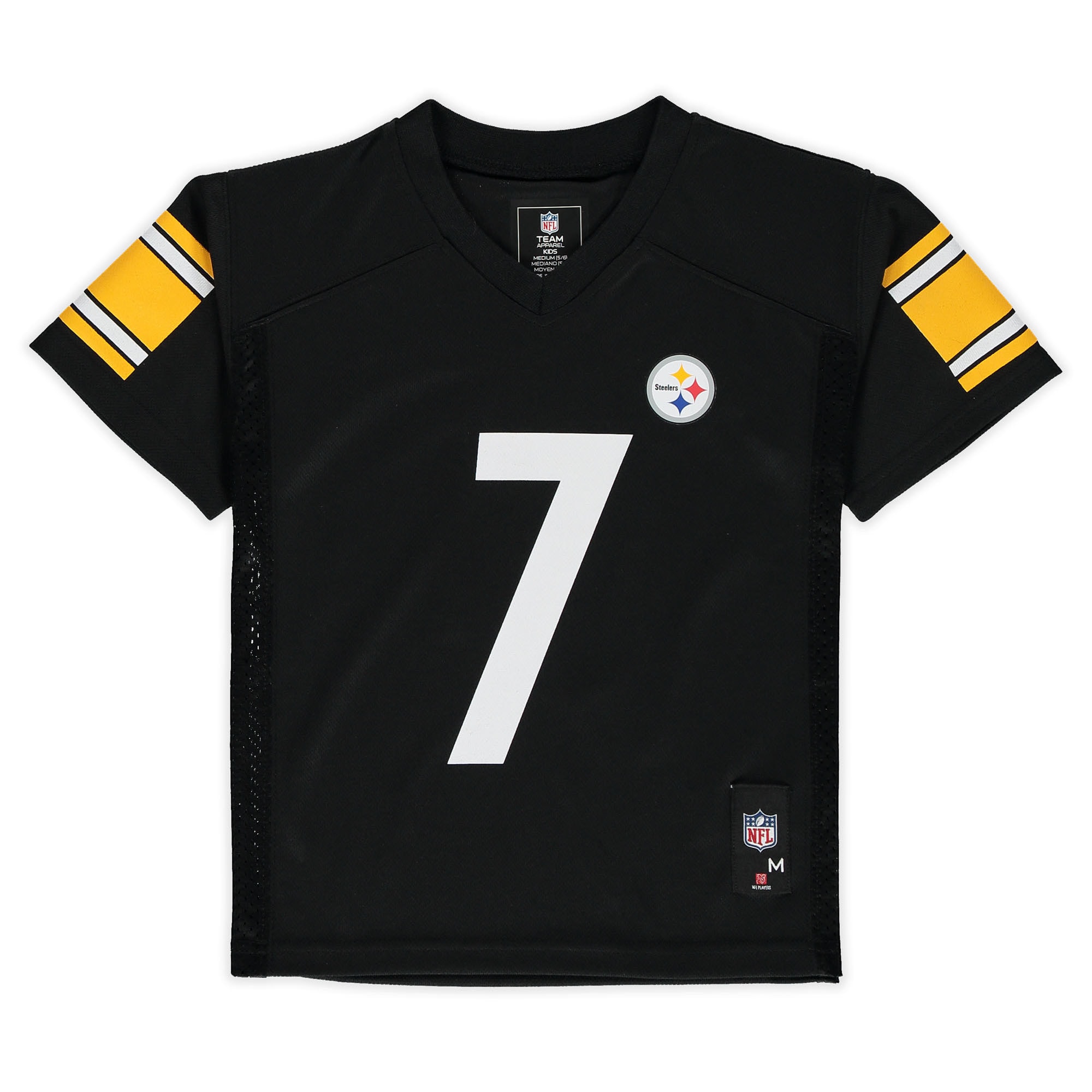 Ben Roethlisberger Pittsburgh Steelers Preschool Replica Player Jersey - Black - vstockx