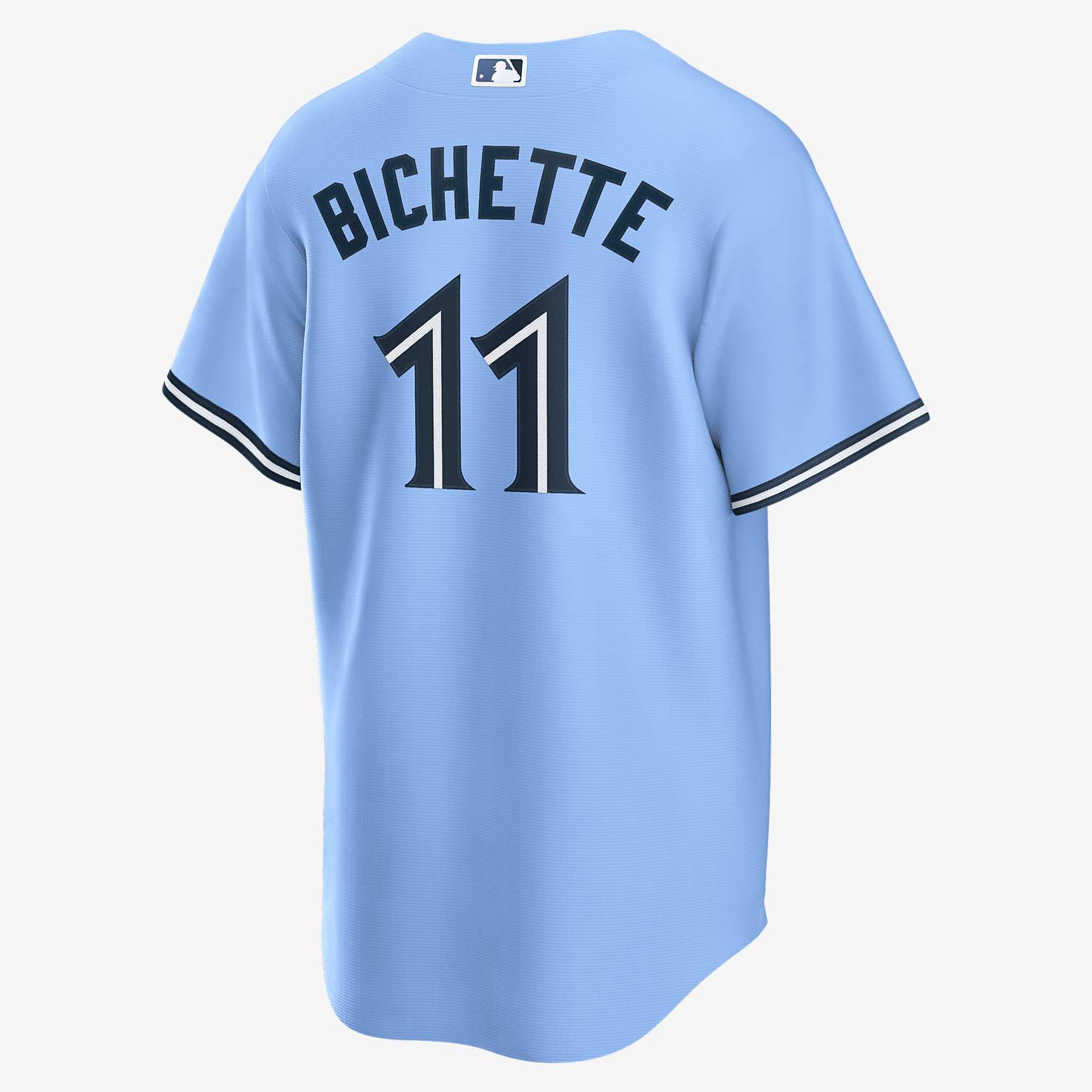 MLB Toronto Blue Jays (Bo Bichette) Men's Replica Baseball Jersey - Powder Blue - vstockx