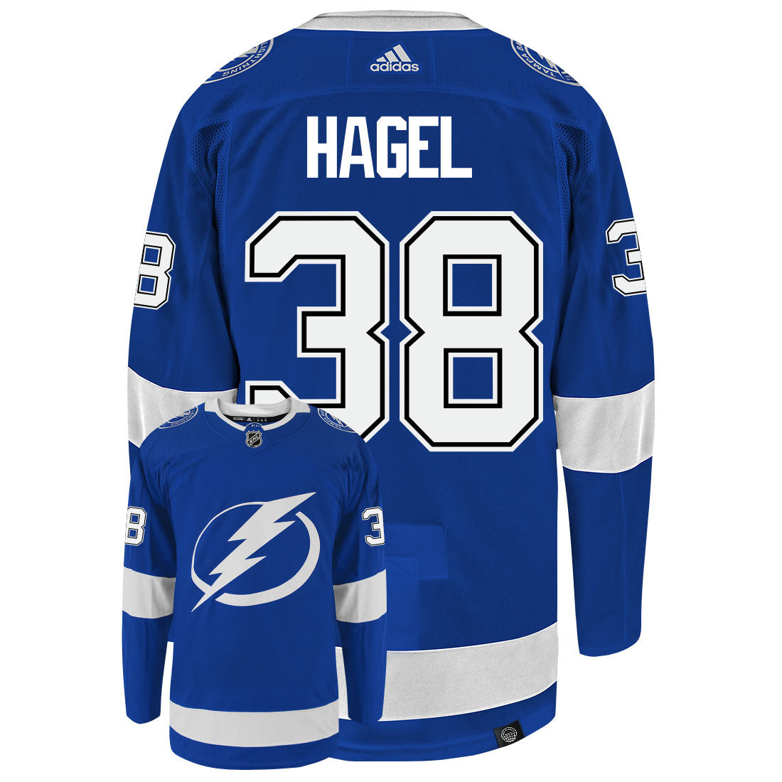 Brandon Hagel Tampa Bay Lightning Adidas Primegreen Authentic NHL Hockey Jersey - vstockx