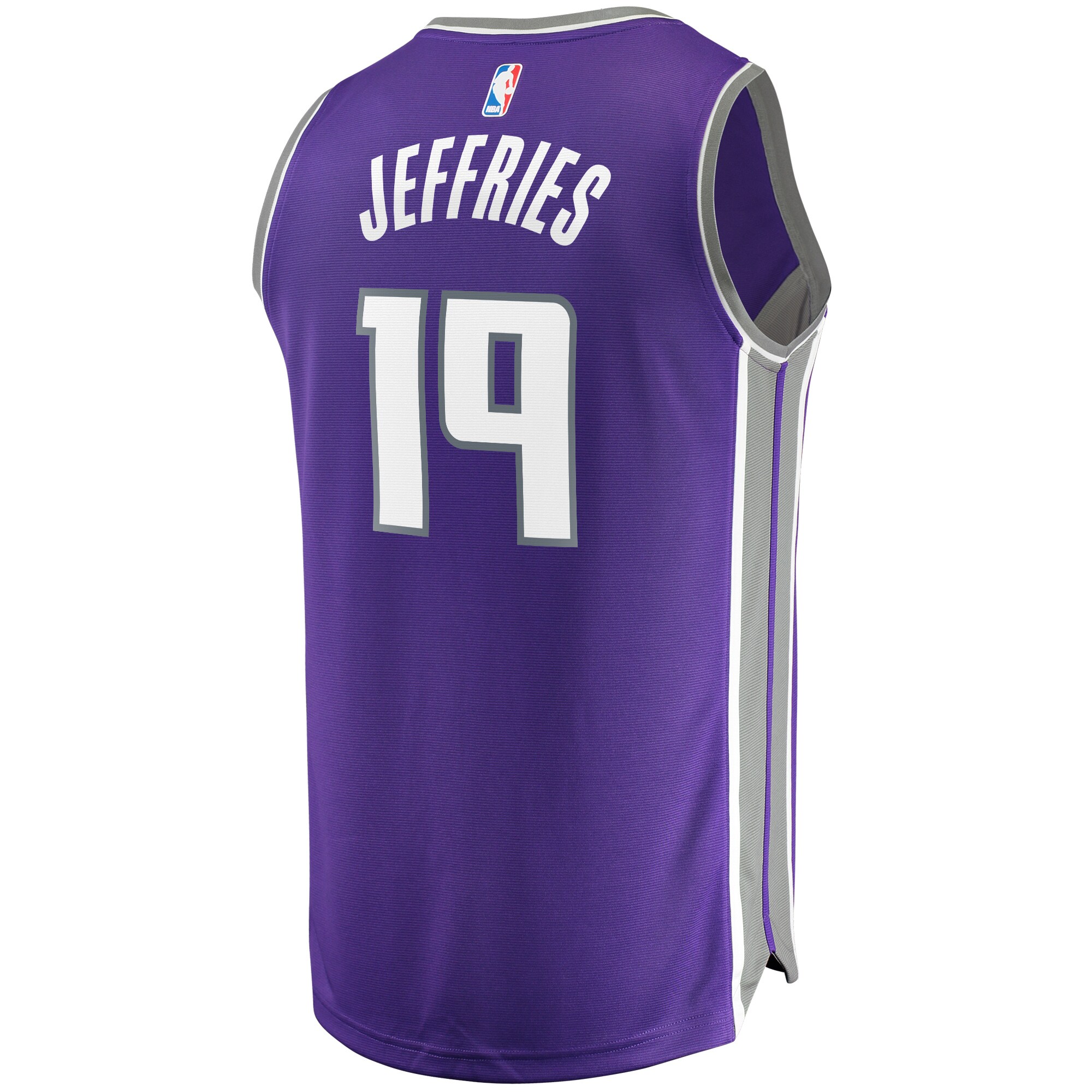 DaQuan Jeffries Sacramento Kings Fanatics Branded Fast Break Player Jersey - Icon Edition - Purple - vstockx