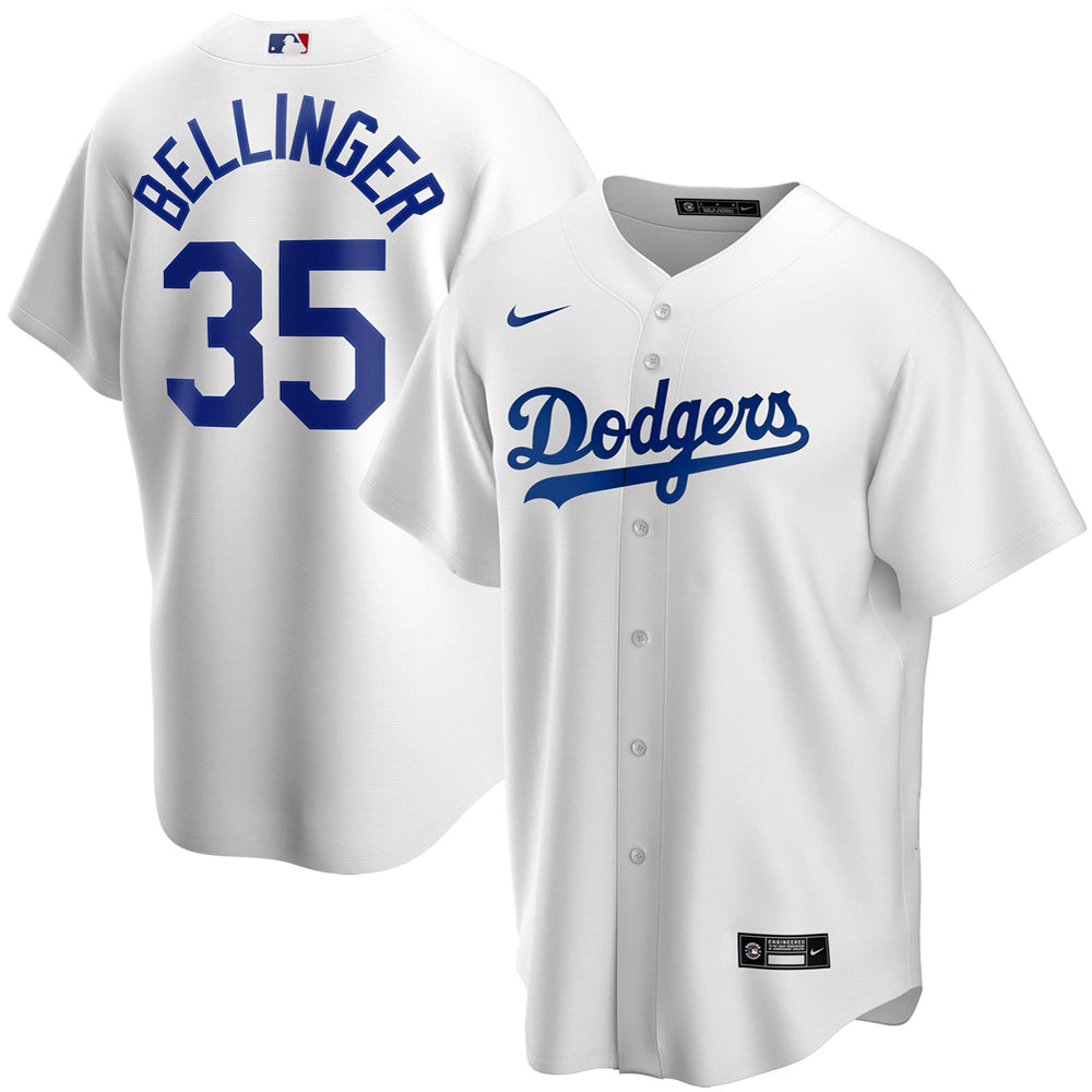 Youth Los Angeles Dodgers Cody Bellinger Home Player Jersey - White - vstockx