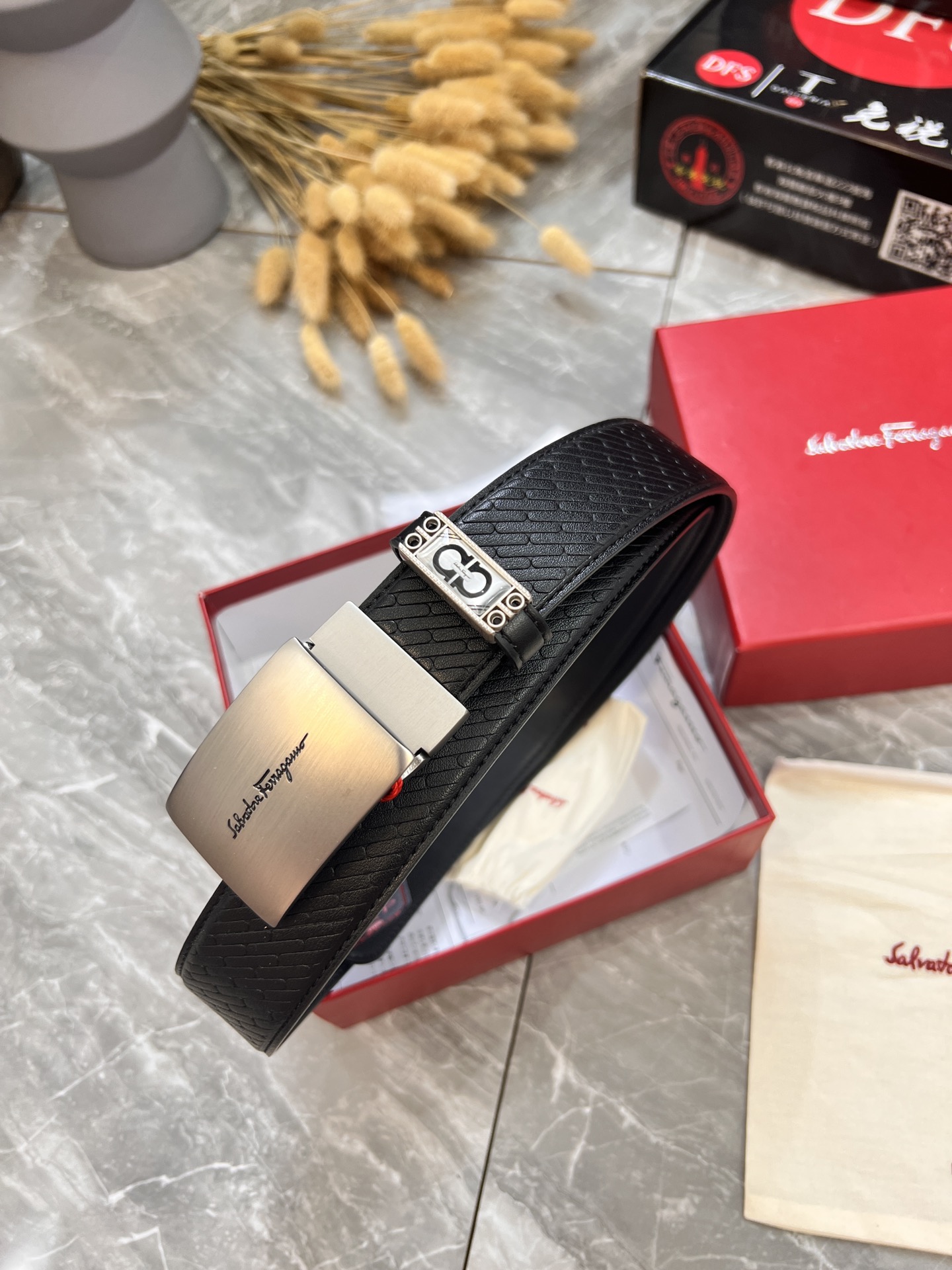 Streetwear Belt Ferragamo 319911 size:3.5cm - vstockx