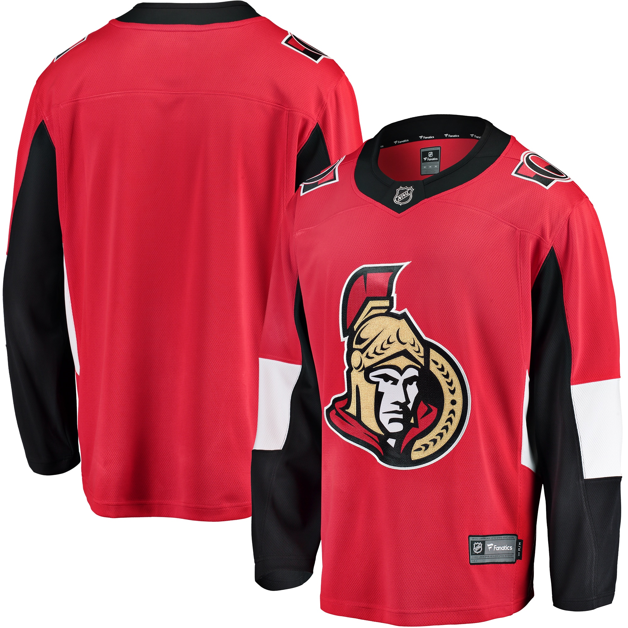 Ottawa Senators Fanatics Branded Breakaway Home Jersey - Red - vstockx