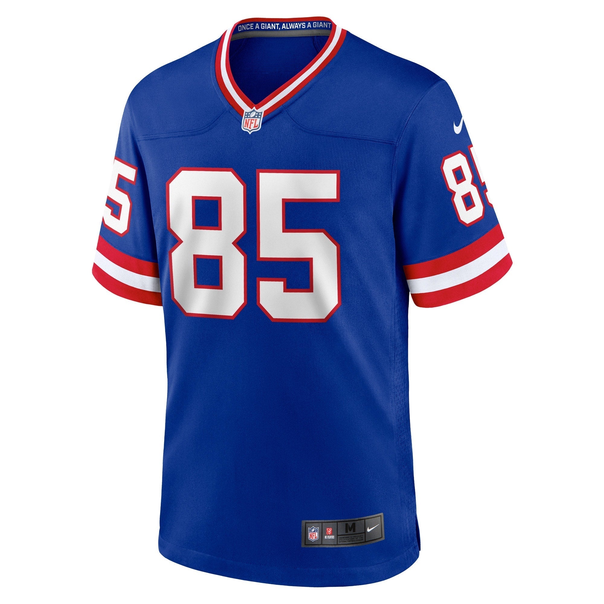 Men's Nike David Tyree Royal New York Giants Classic Retired Player Game Jersey - vstockx