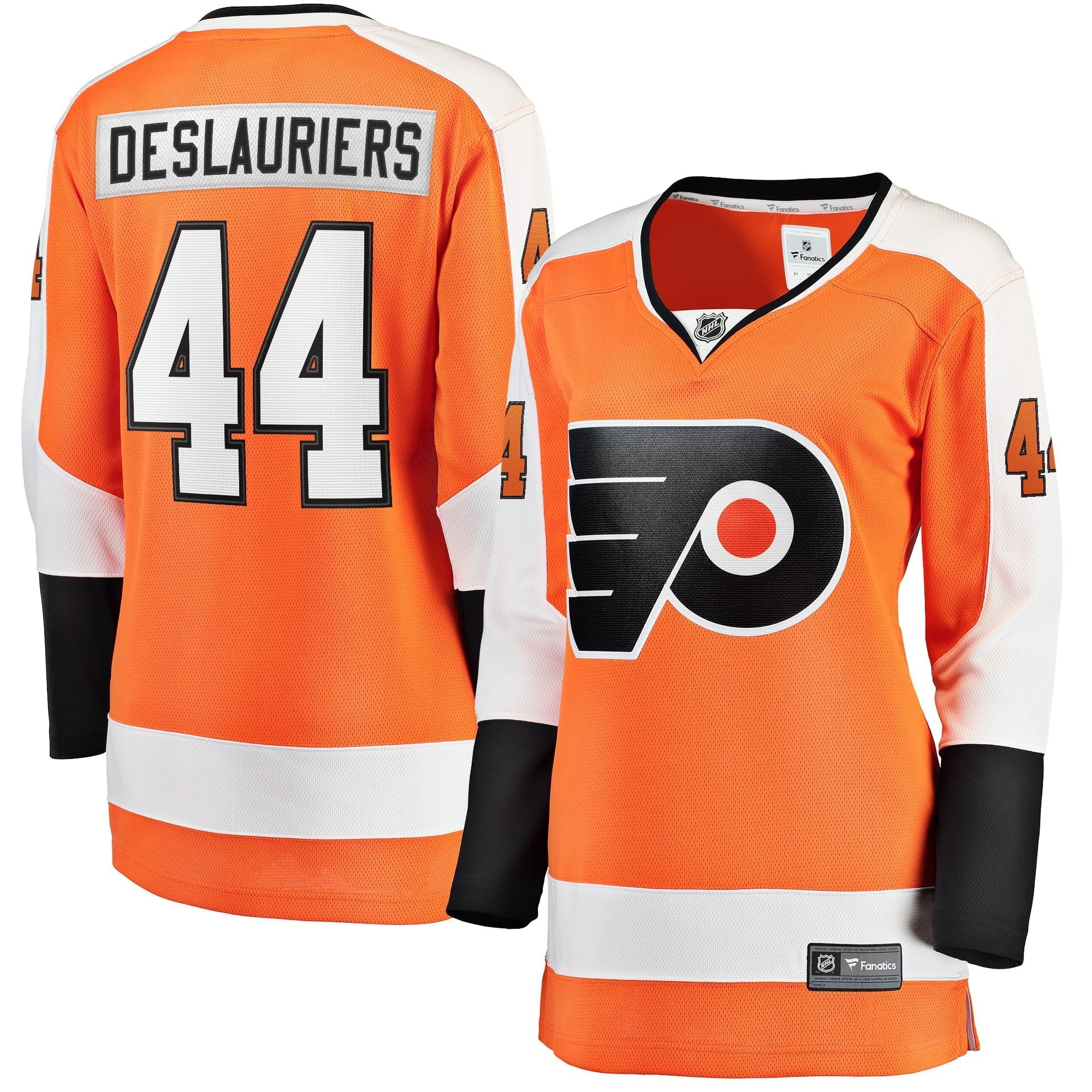 Women's Fanatics Branded Nicolas Deslauriers Orange Philadelphia Flyers Home Breakaway Player Jersey - vstockx